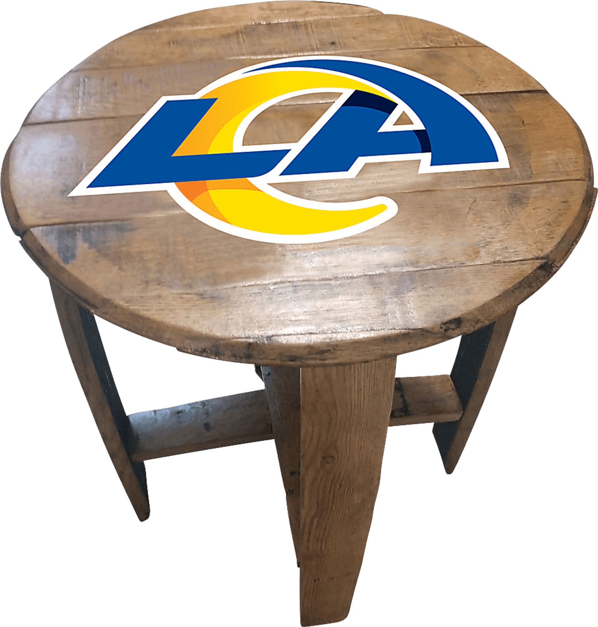 Big Team NFL Los Angeles Rams Brown End Table - Image 1