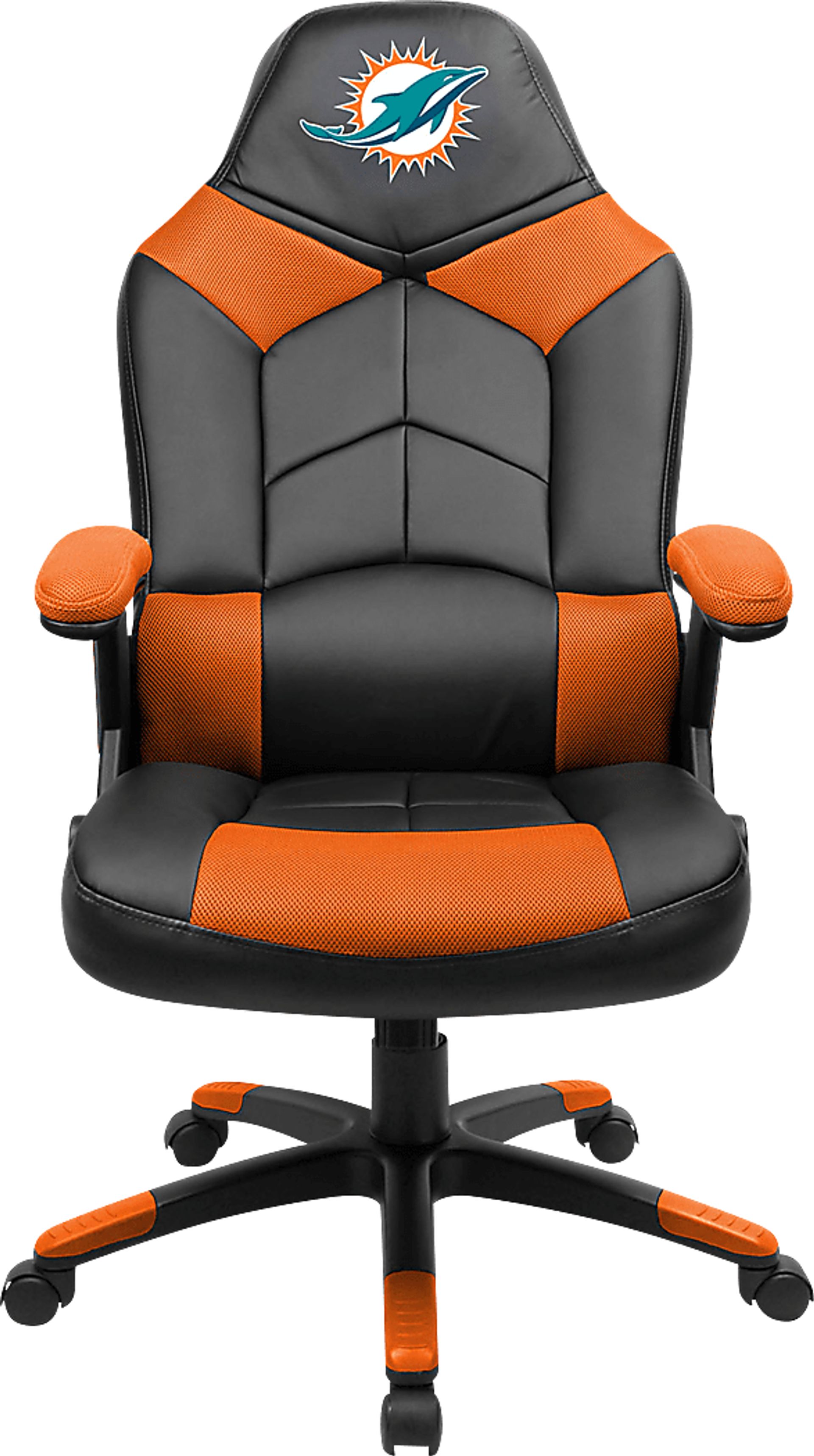Big Team NFL Miami Dolphins Orange Oversized Gaming Chair - Image 2
