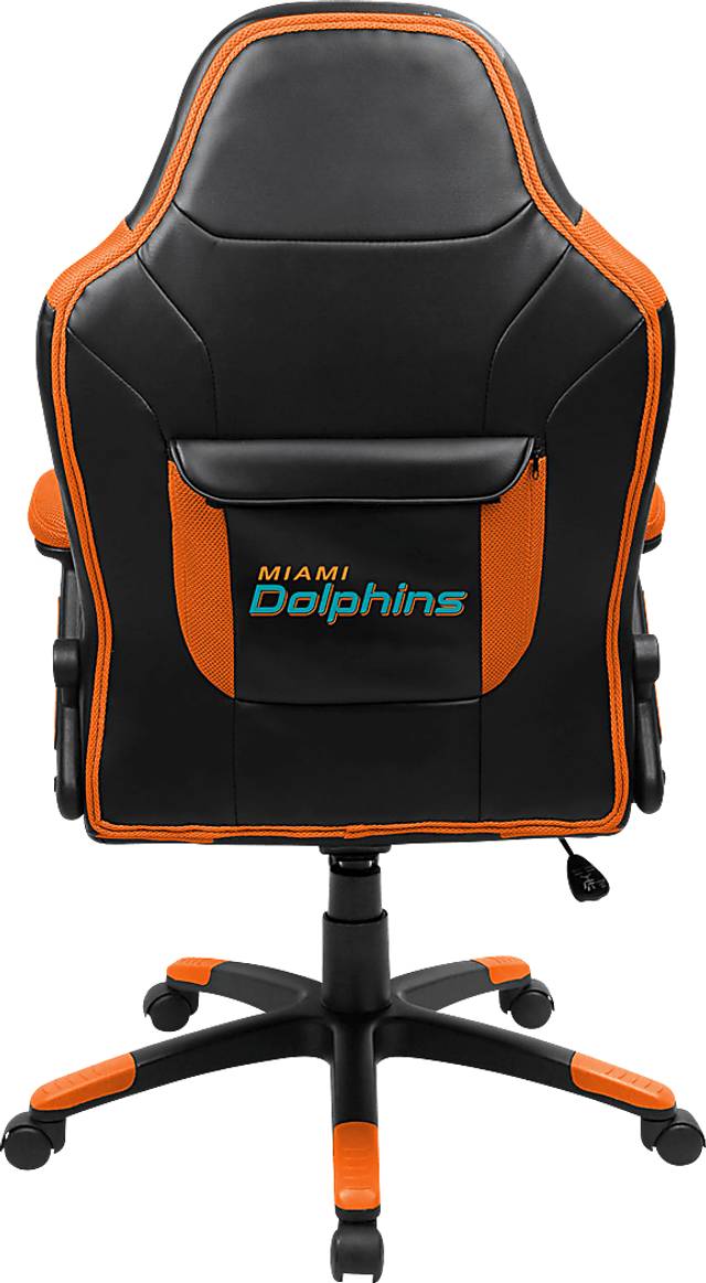 Big Team NFL Miami Dolphins Orange Oversized Gaming Chair - Thumbnail - Image 3
