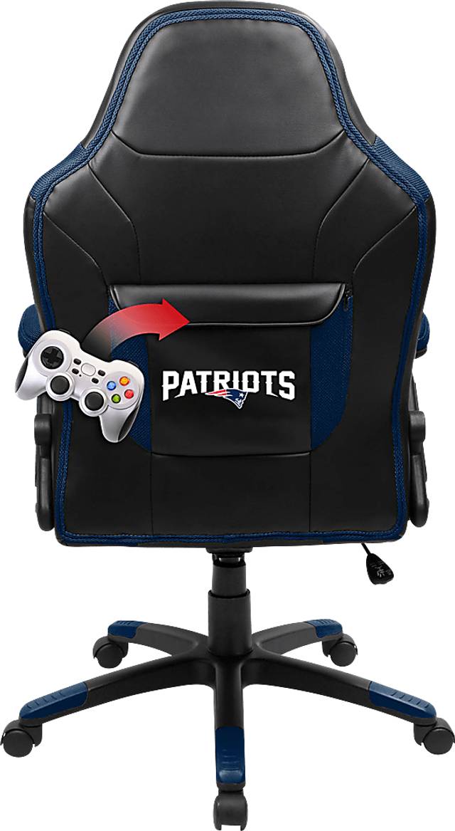 Big Team NFL New England Patriots Blue Oversized Gaming Chair - Thumbnail - Image 4