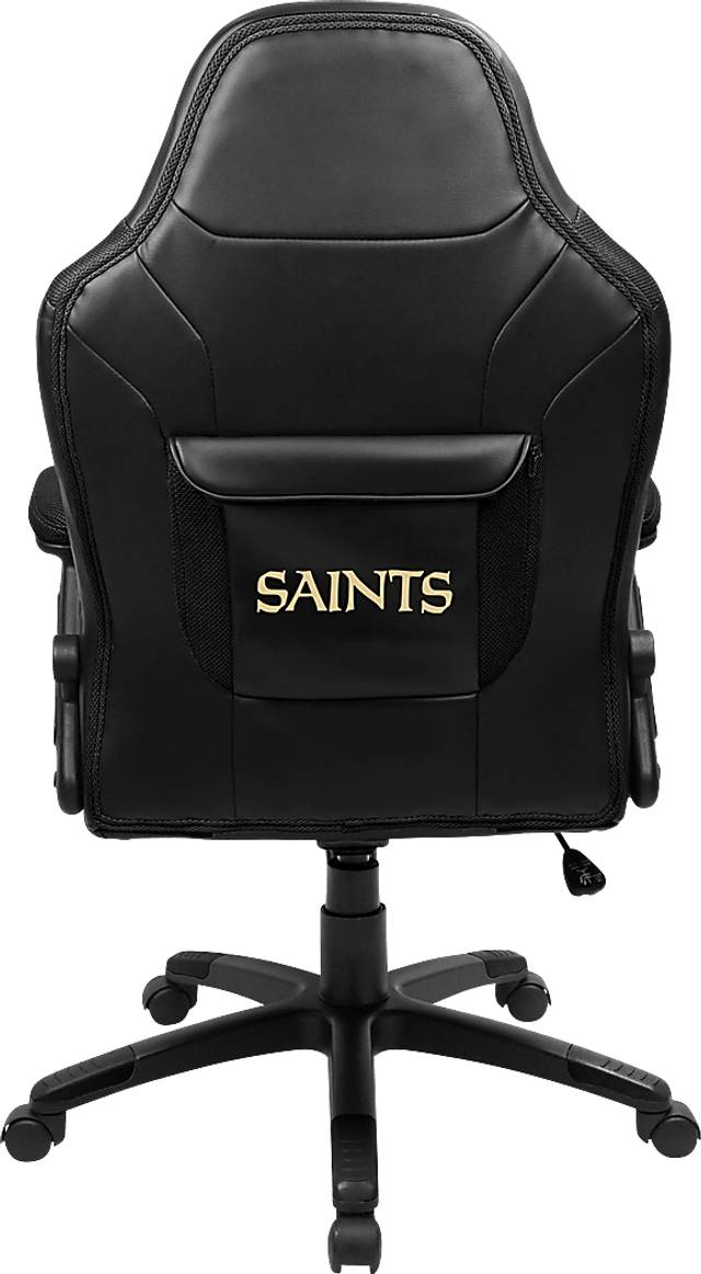 Big Team NFL New Orleans Saints Black Oversized Gaming Chair - Thumbnail - Image 2