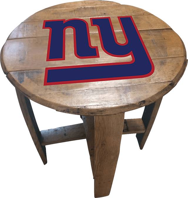 Big Team NFL New York Giants Brown End Table - Thumbnail - Image 1