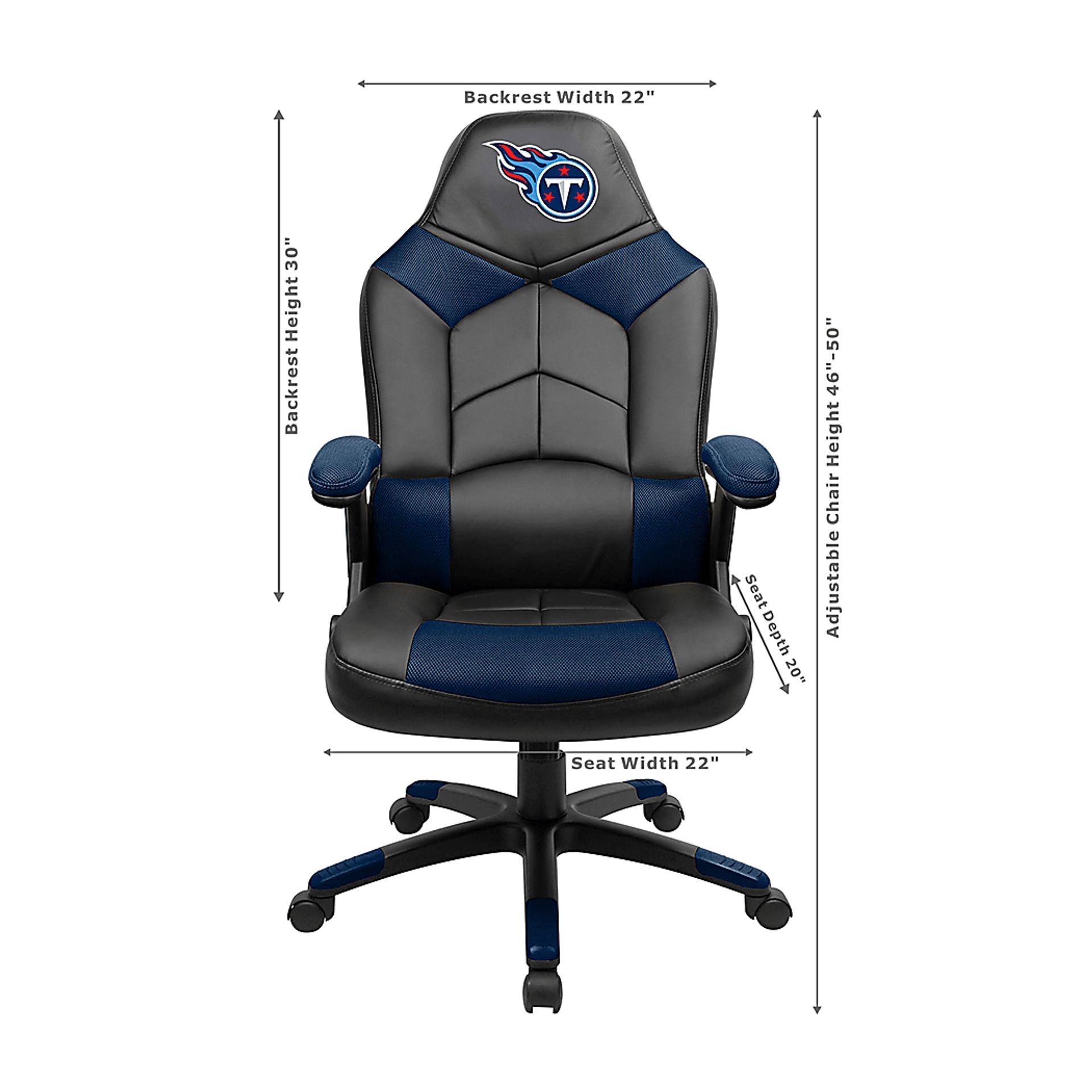 Big Team NFL Tennessee Titans Blue Oversized Gaming Chair - Image 3