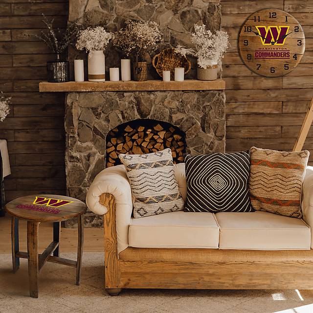 Big Team NFL Washington Commanders Brown End Table - Thumbnail - Image 2