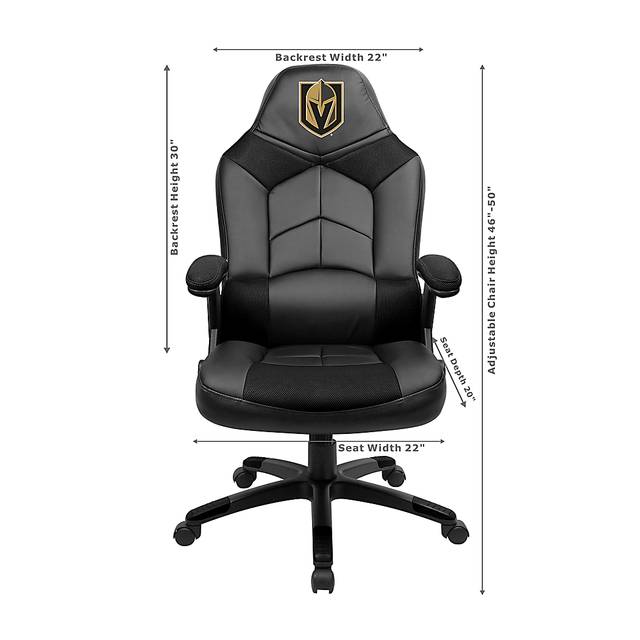Big Team NHL Golden Knights Black Oversized Gaming Chair - Thumbnail - Image 3