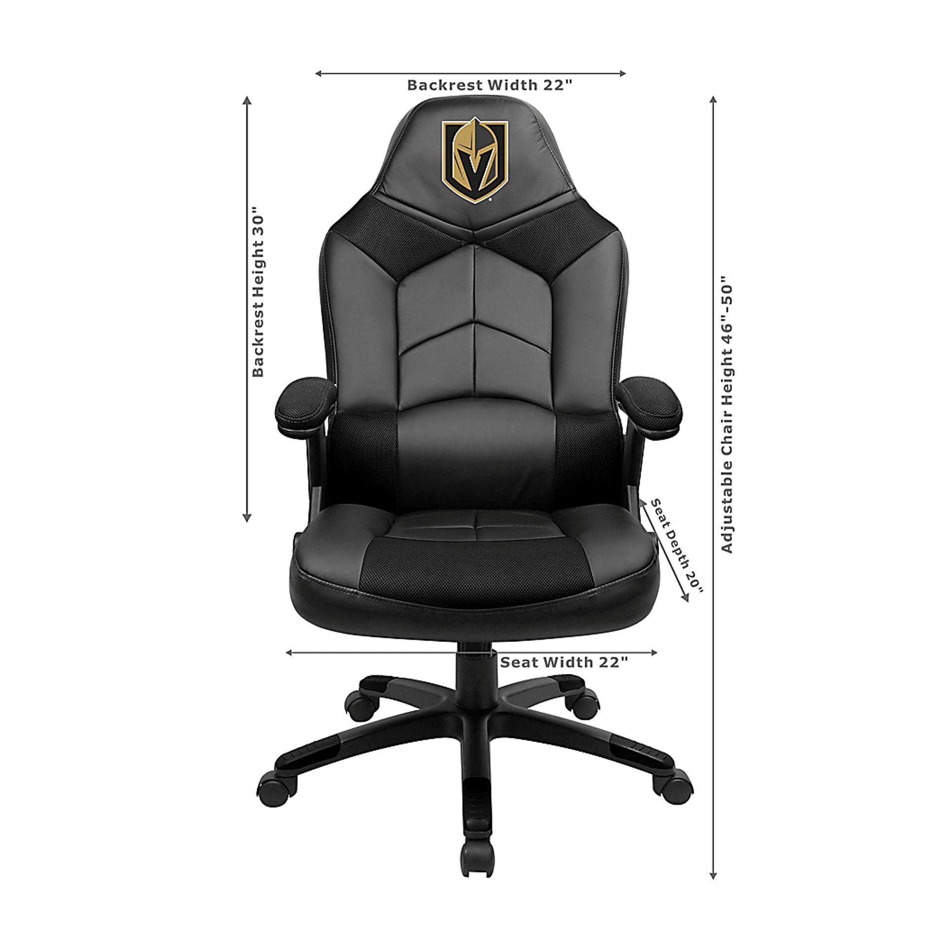 Big Team NHL Golden Knights Black Oversized Gaming Chair - Image 3