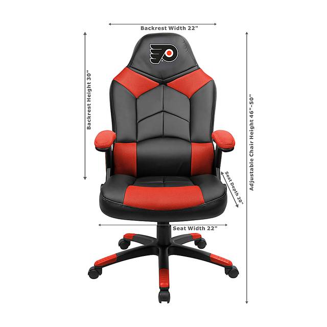 Big Team NHL Philadelphia Flyers Orange Oversized Gaming Chair - Thumbnail - Image 3