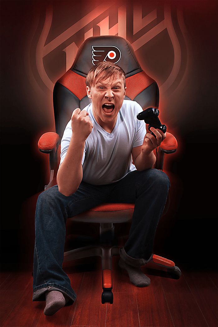 Big Team NHL Philadelphia Flyers Oversized Gaming Chair - Thumbnail 3