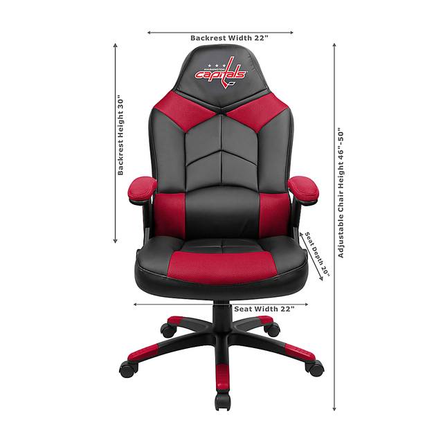 Big Team NHL Washington Capitals Red Oversized Gaming Chair - Thumbnail - Image 3