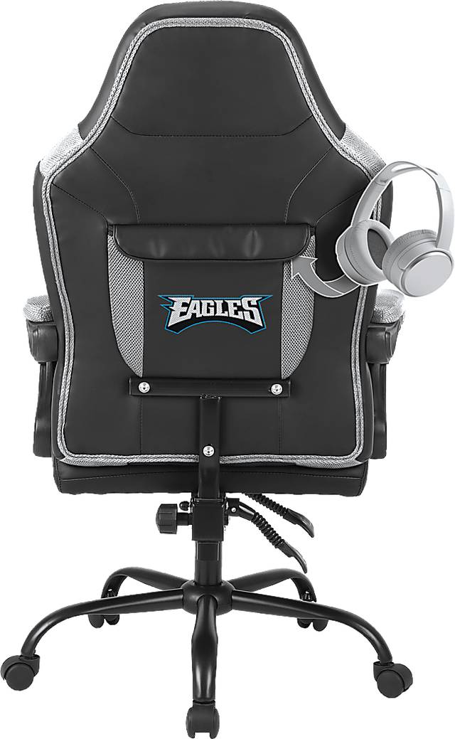 Big Team Philadelphia Eagles Gray Office Chair - Thumbnail - Image 3