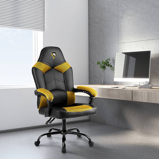 Big Team Pittsburgh Penguins Yellow Office Chair - Thumbnail - Image 2