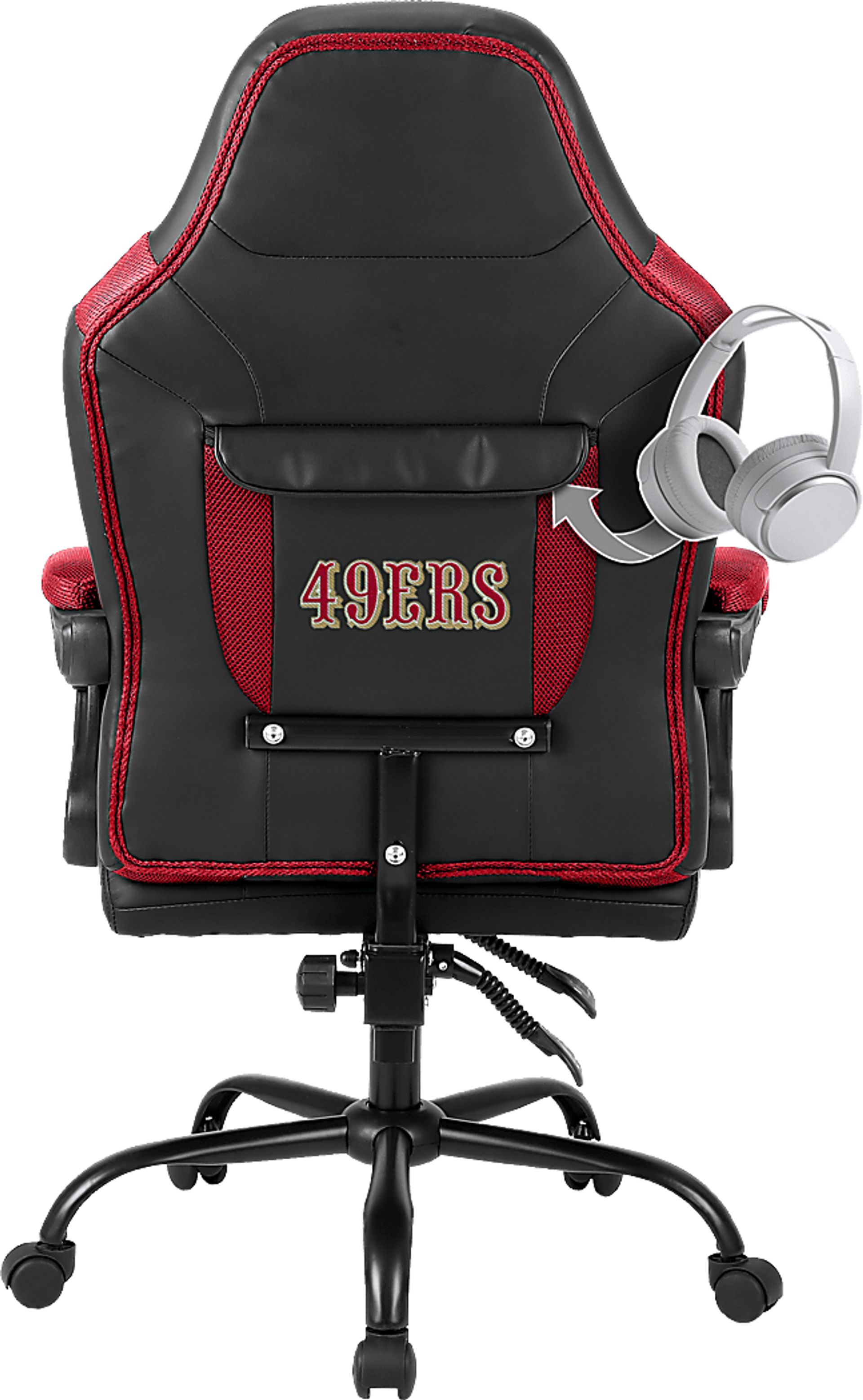 Big Team San Francisco 49ers Red Office Chair - Image 3