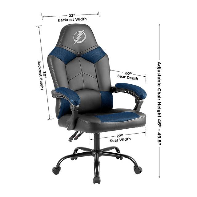 Big Team Tampa Bay Lightning Blue Office Chair - Thumbnail - Image 4