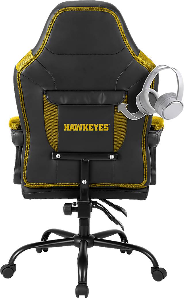 Big Team University of Iowa Yellow Office Chair - Thumbnail - Image 3