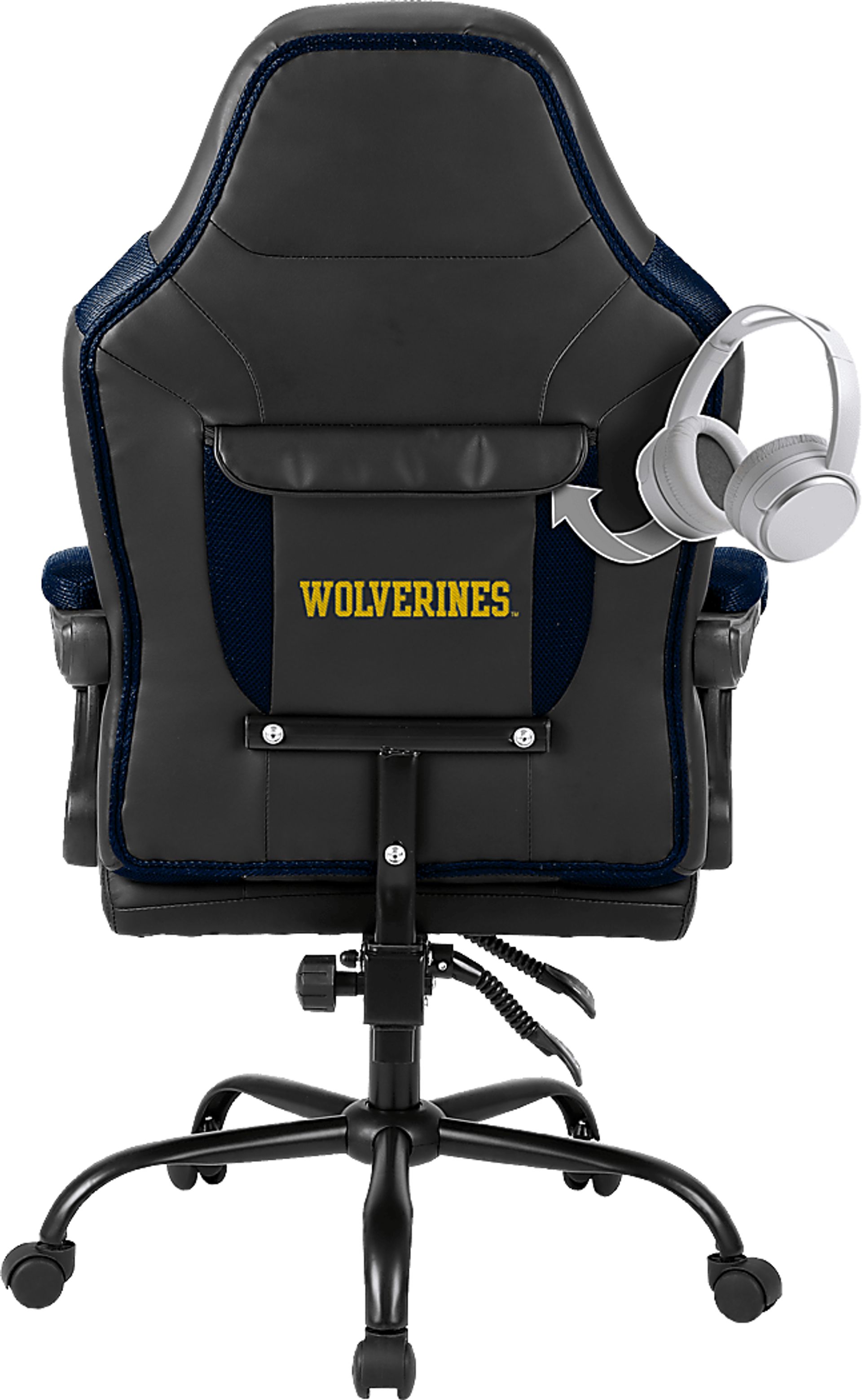 Big Team University of Michigan Navy Office Chair - Image 3