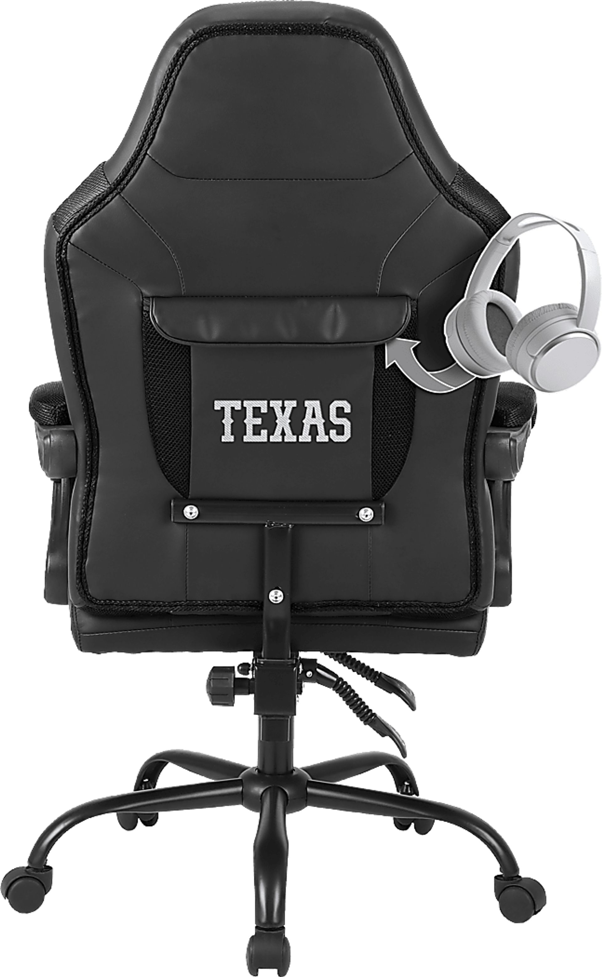 Big Team University of Texas Black Office Chair - Image 3