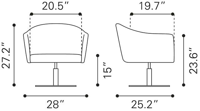 Biglerville Brown Accent Chair - Thumbnail - Image 9
