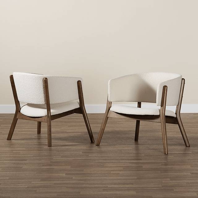 Bigney Cream Accent Chair, Set of 2 - Thumbnail - Image 3