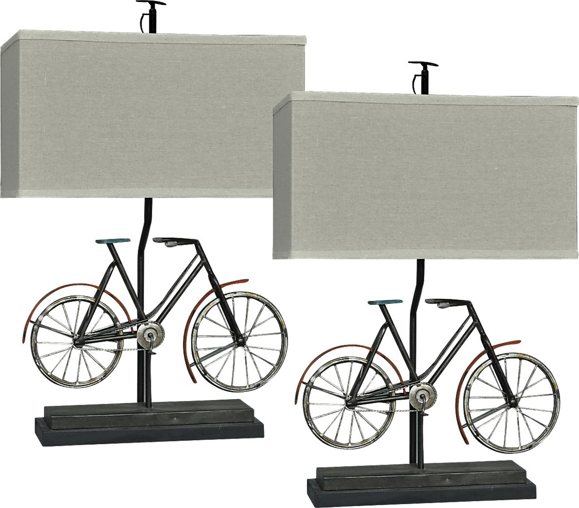 Bikepacking Black Lamp, Set of 2