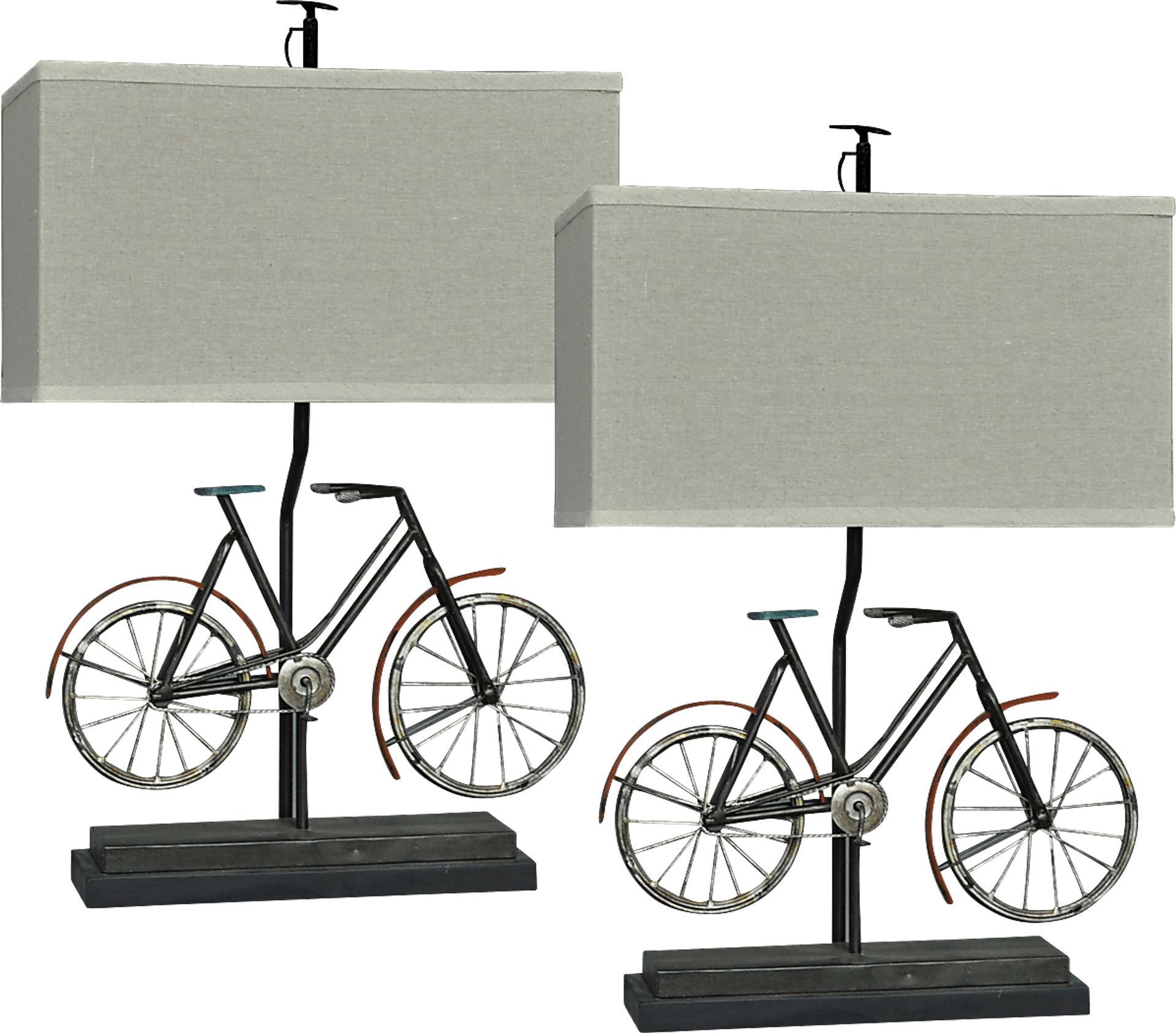 Bikepacking Black Lamp, Set of 2 - Image 1