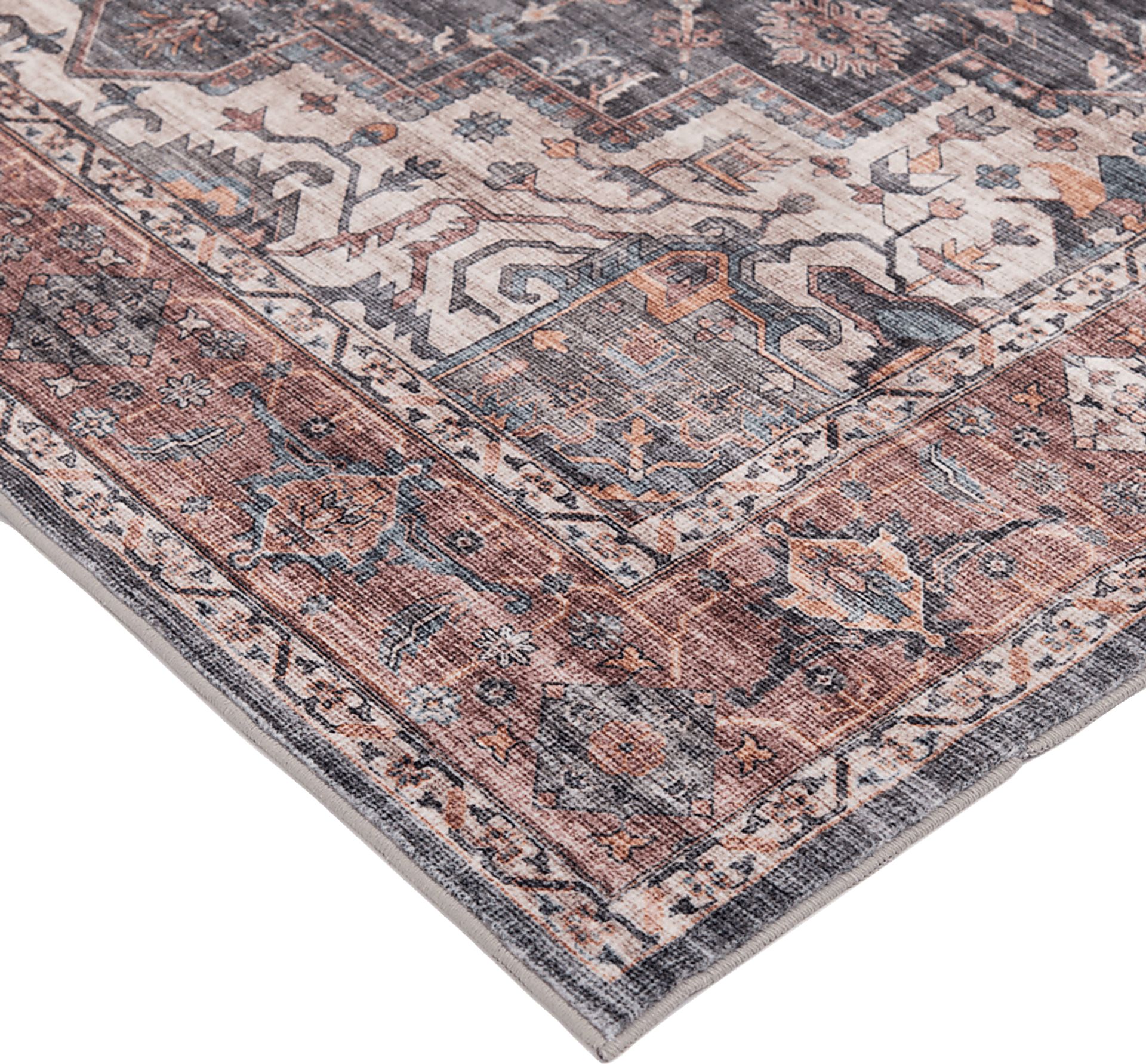 Bilbrey Rust 7'5 x 9'5 Rug - Image 3