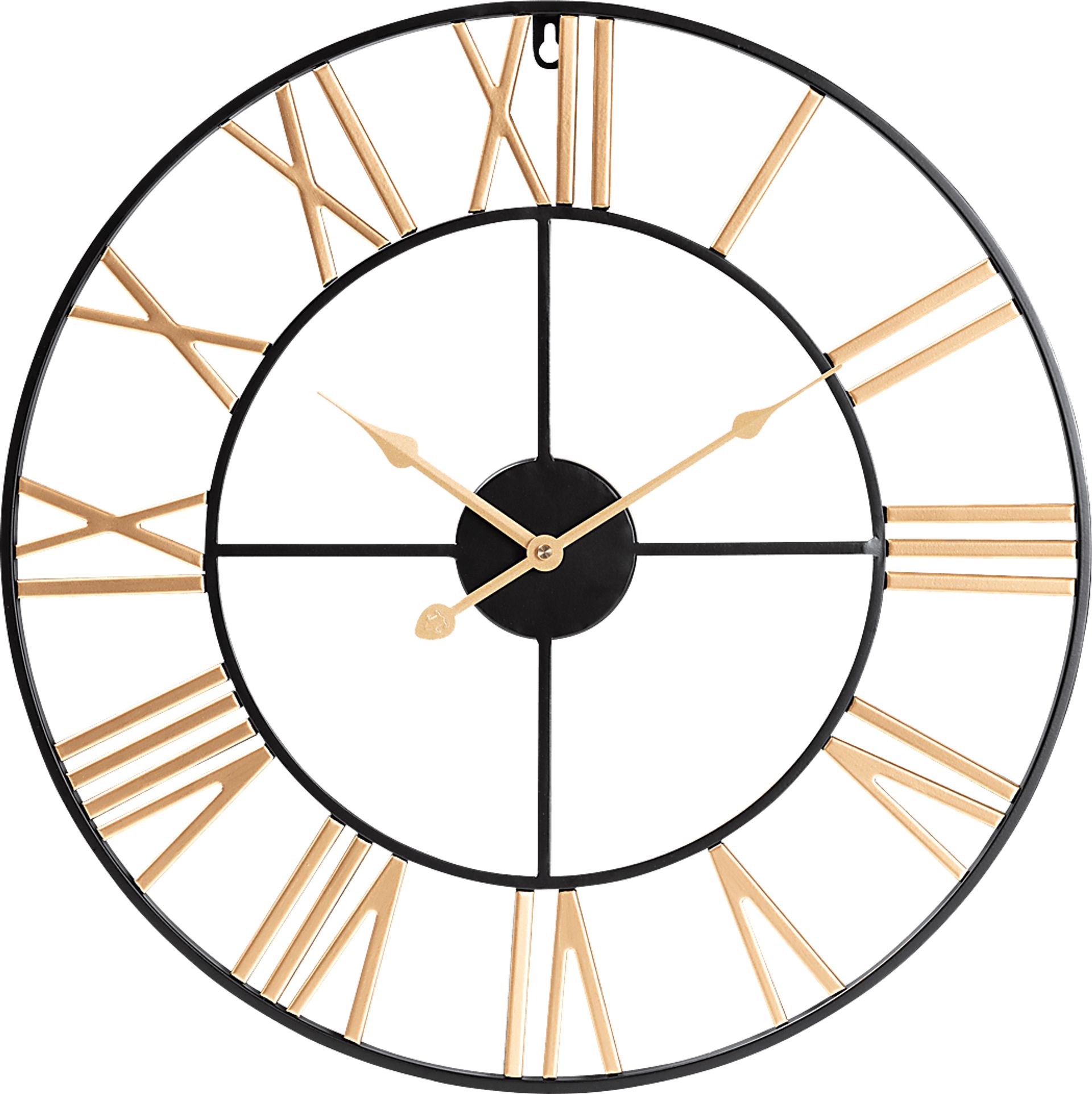 Bilher Black Wall Clock - Image 1