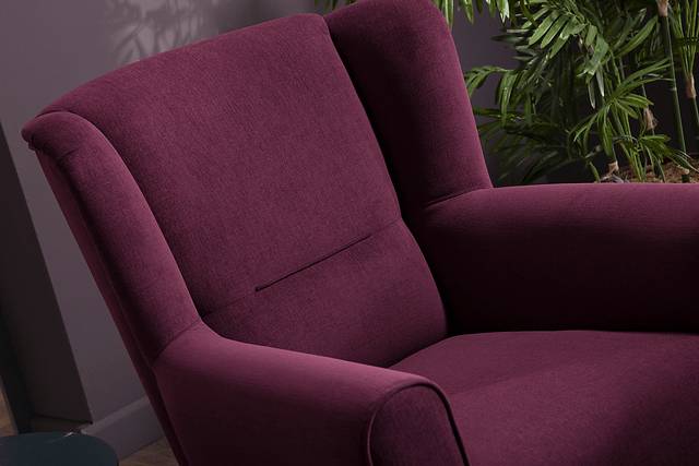 Bilings Merlot Accent Chair - Thumbnail - Image 5