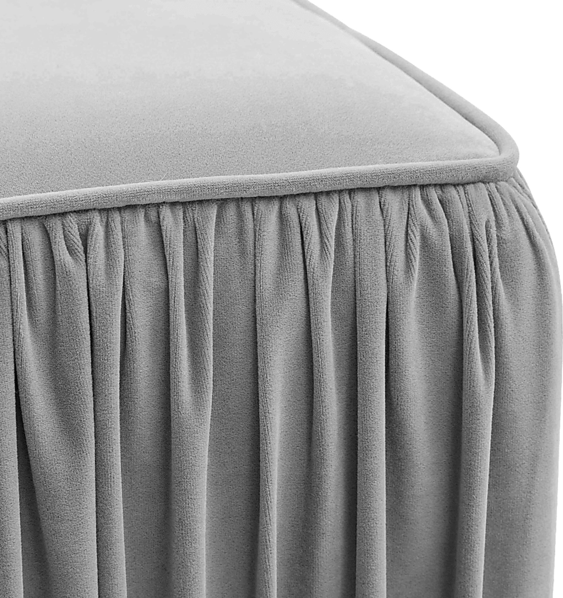 Billecart Gray Accent Ottoman - Image 4