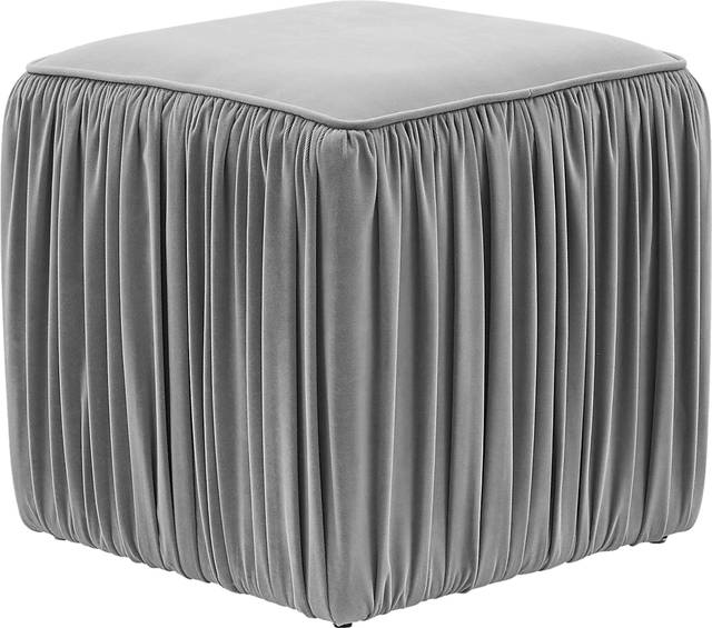 Billecart Gray Accent Ottoman - Thumbnail - Image 1