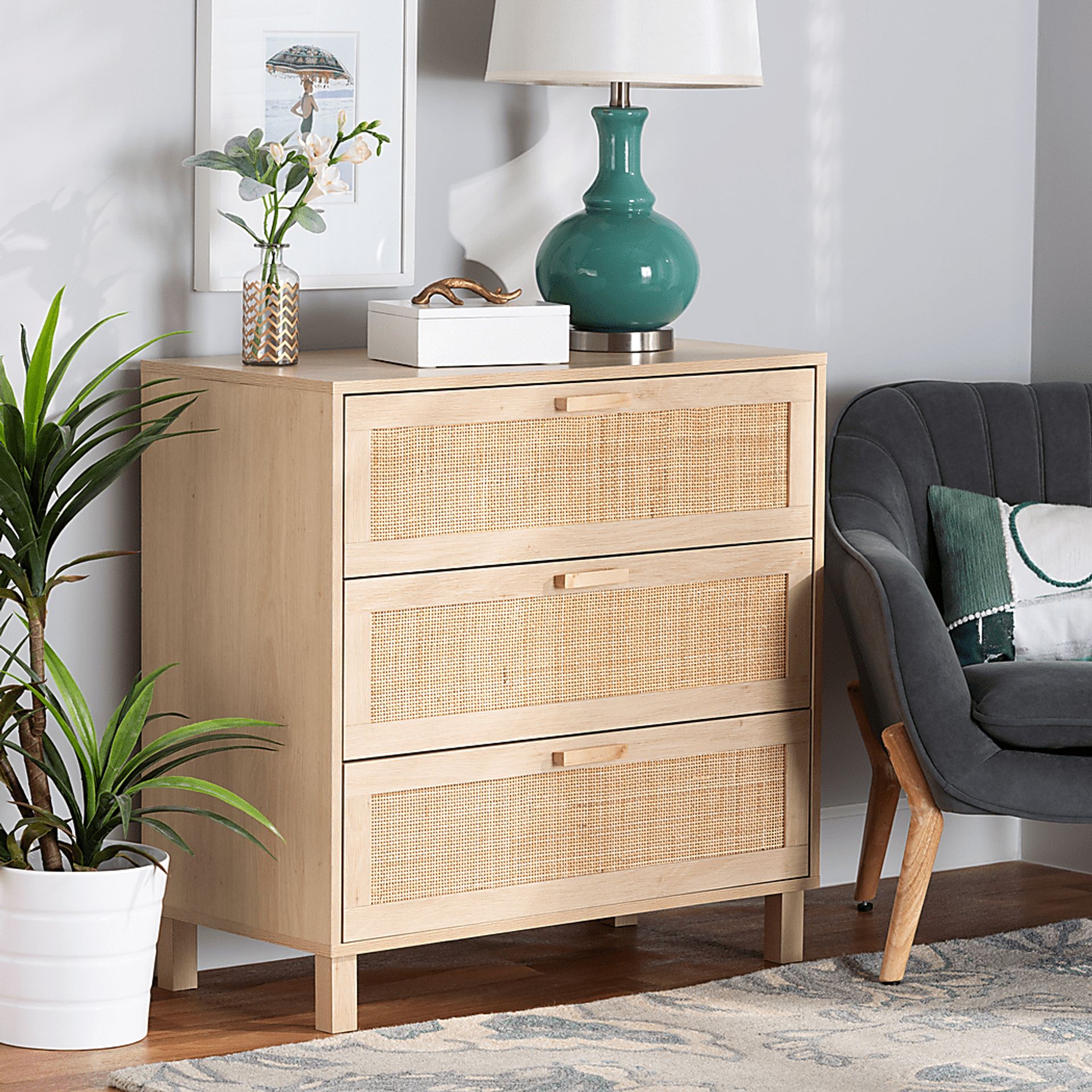 Billiane Light Brown Chest - Image 2