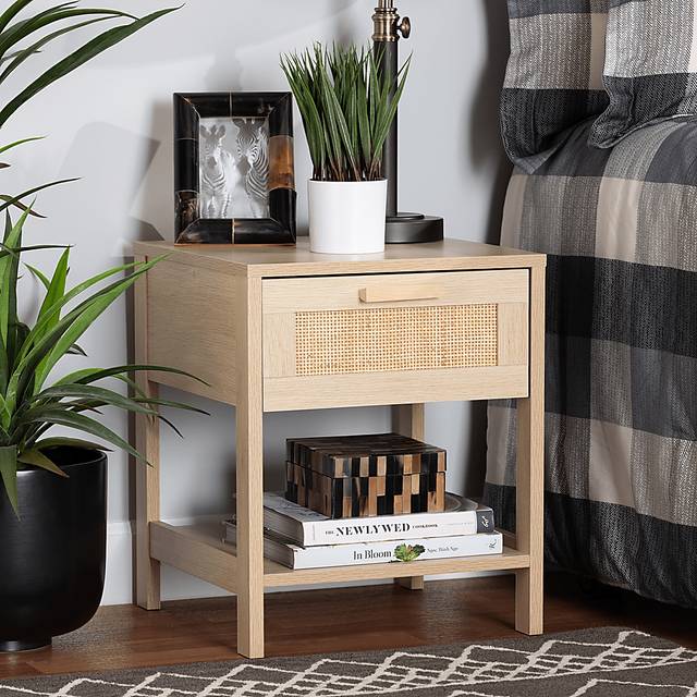 Billiane Light Brown Nightstand - Thumbnail - Image 2
