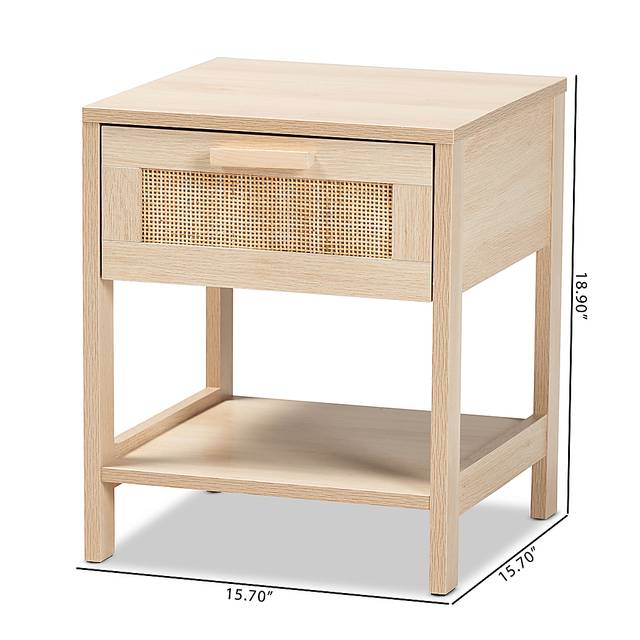 Billiane Light Brown Nightstand - Thumbnail - Image 10