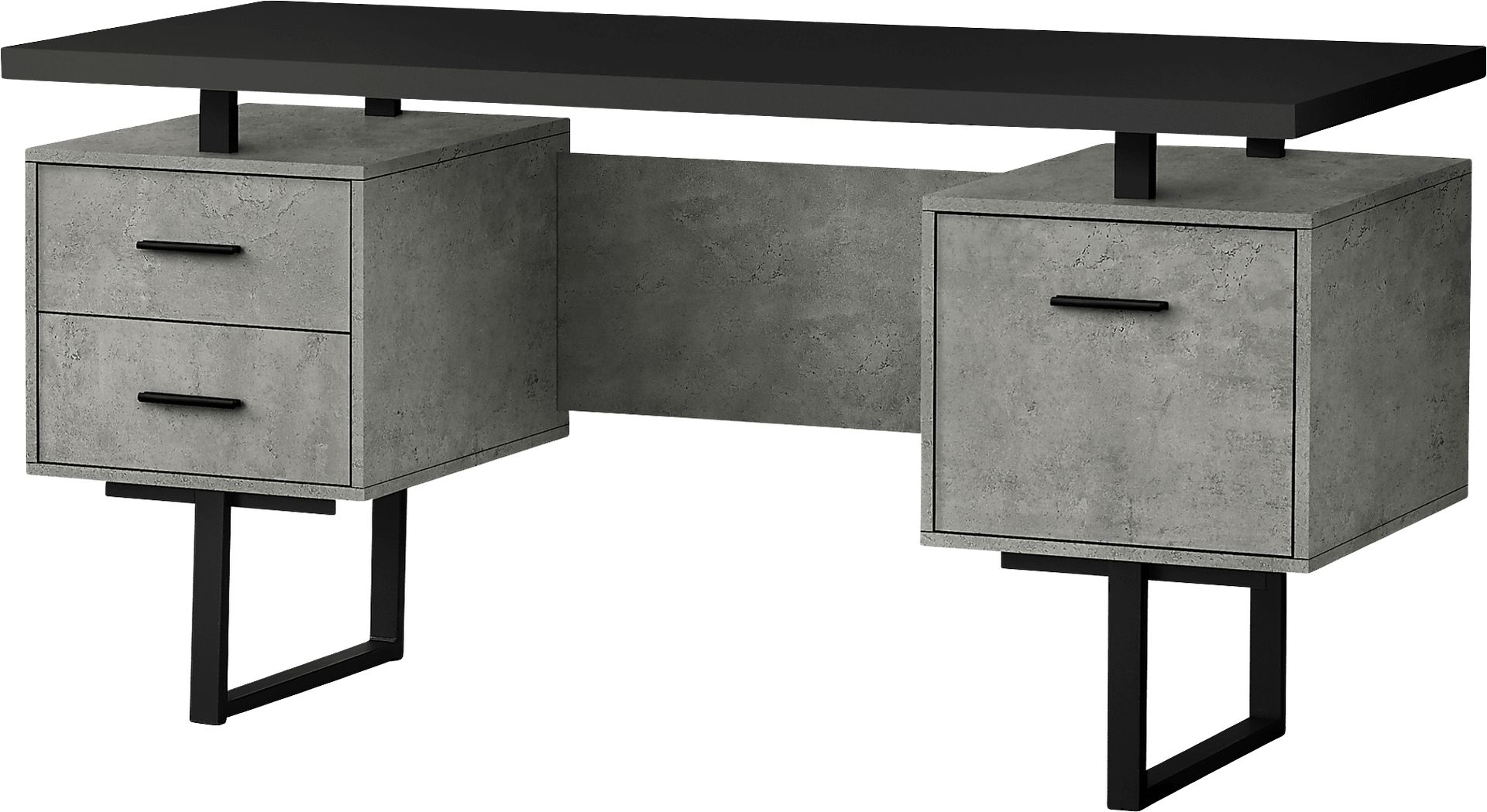Billingsly Charcoal Desk - Image 1