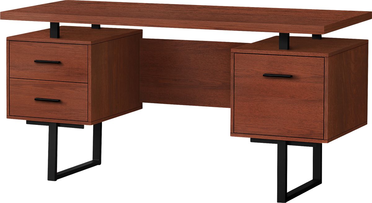 Billingsly Cherry Dark Wood Desk | Rooms to Go