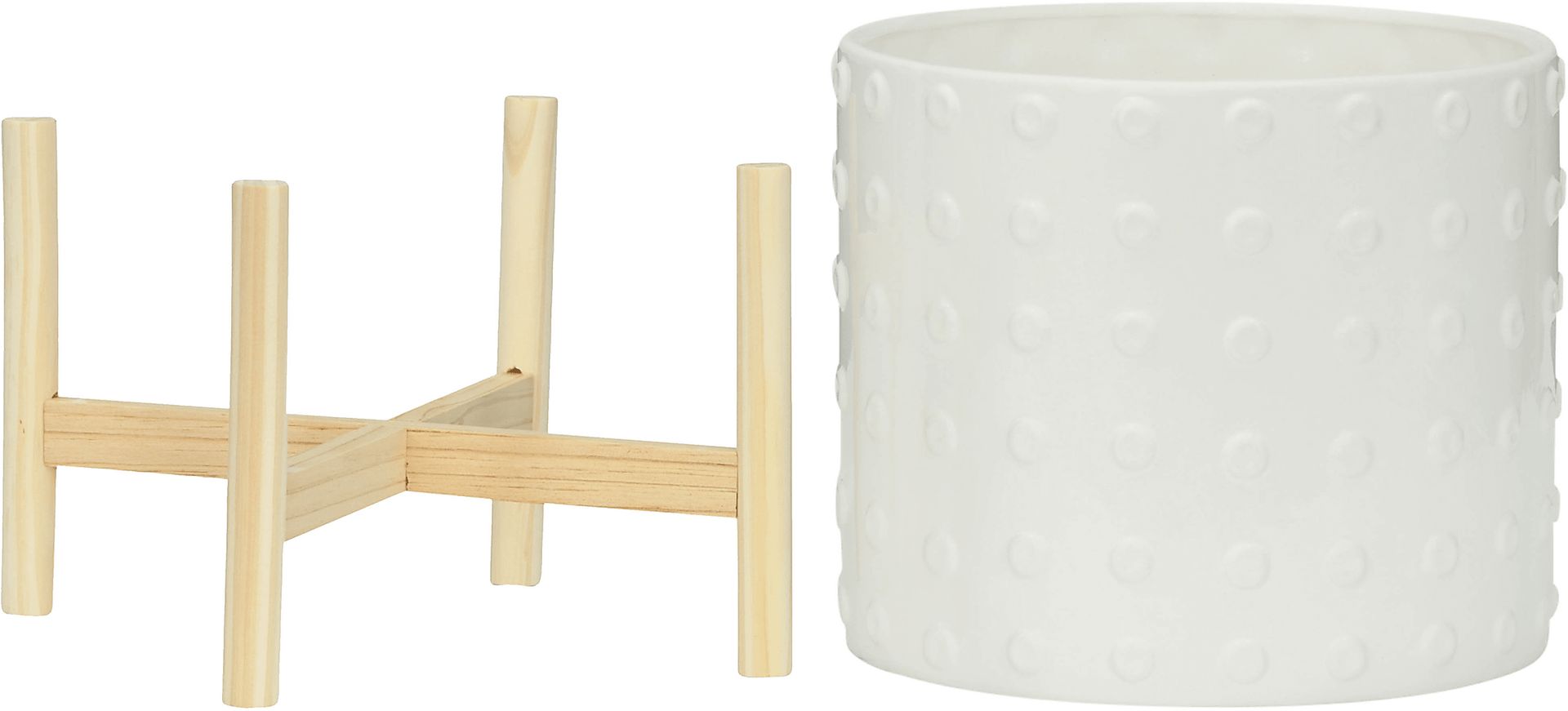 Billupps White Planter - Image 4
