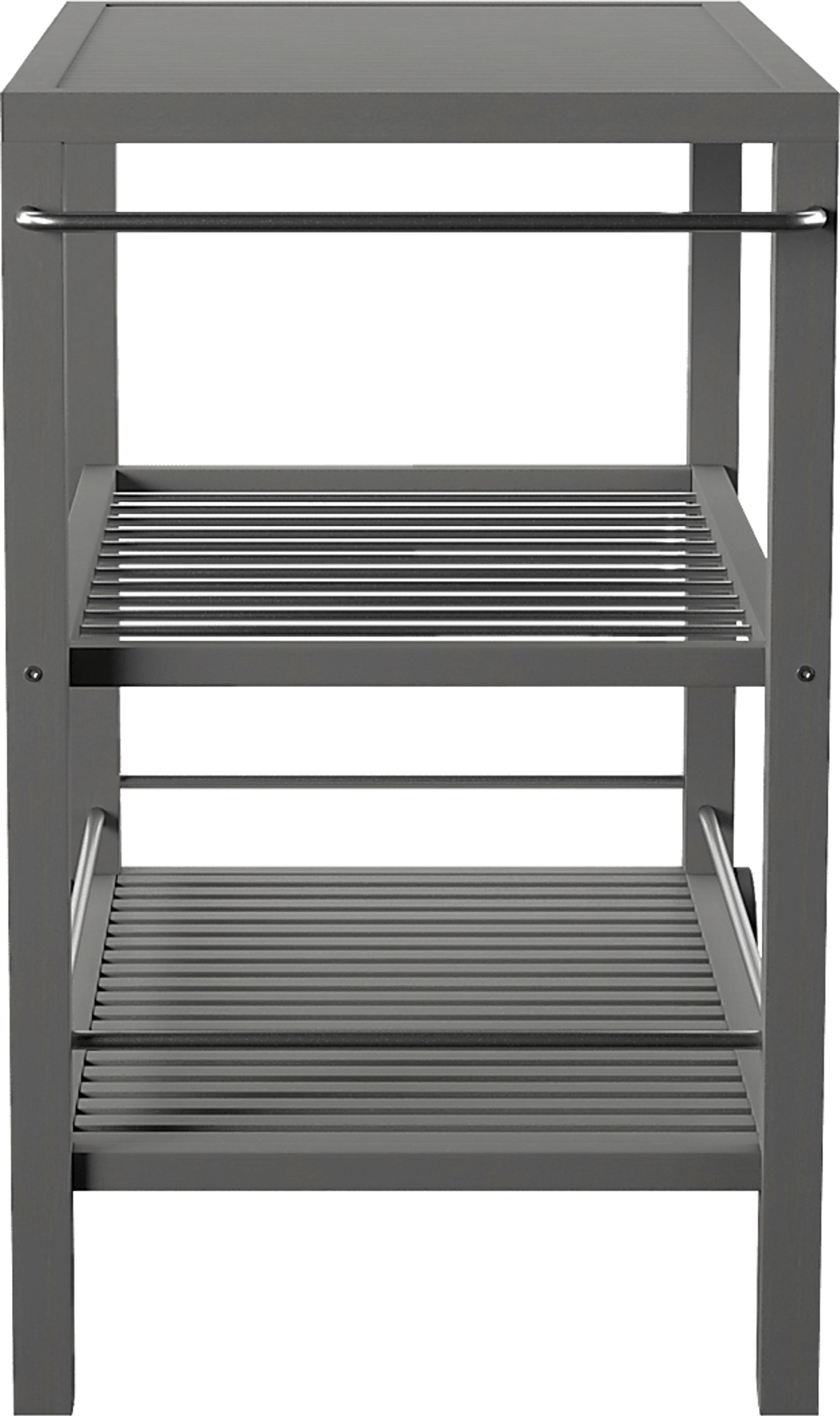 Bilmarsan Gray Outdoor Bar Cart - Image 4
