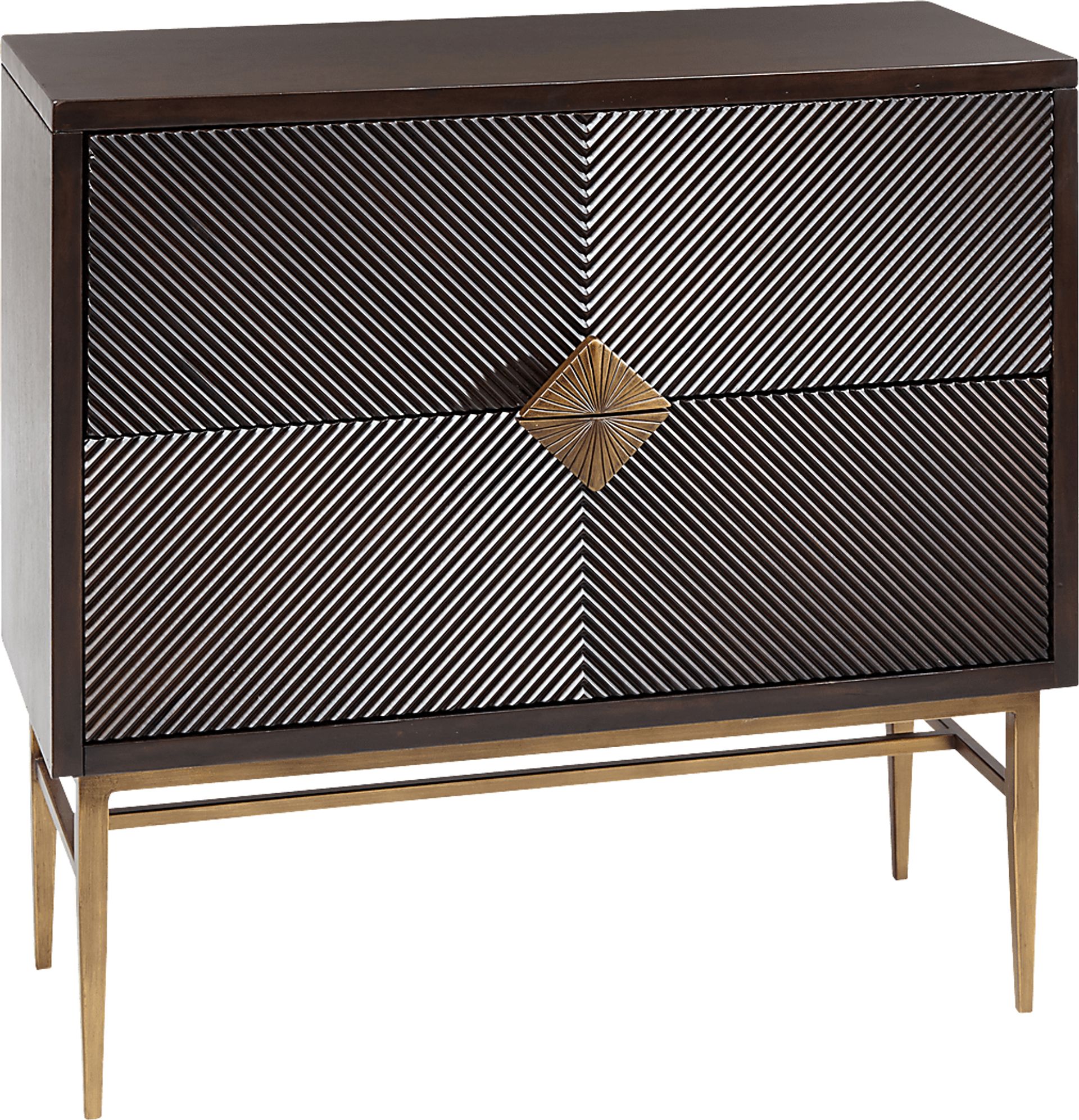 Bilston Brown Accent Cabinet - Image 1