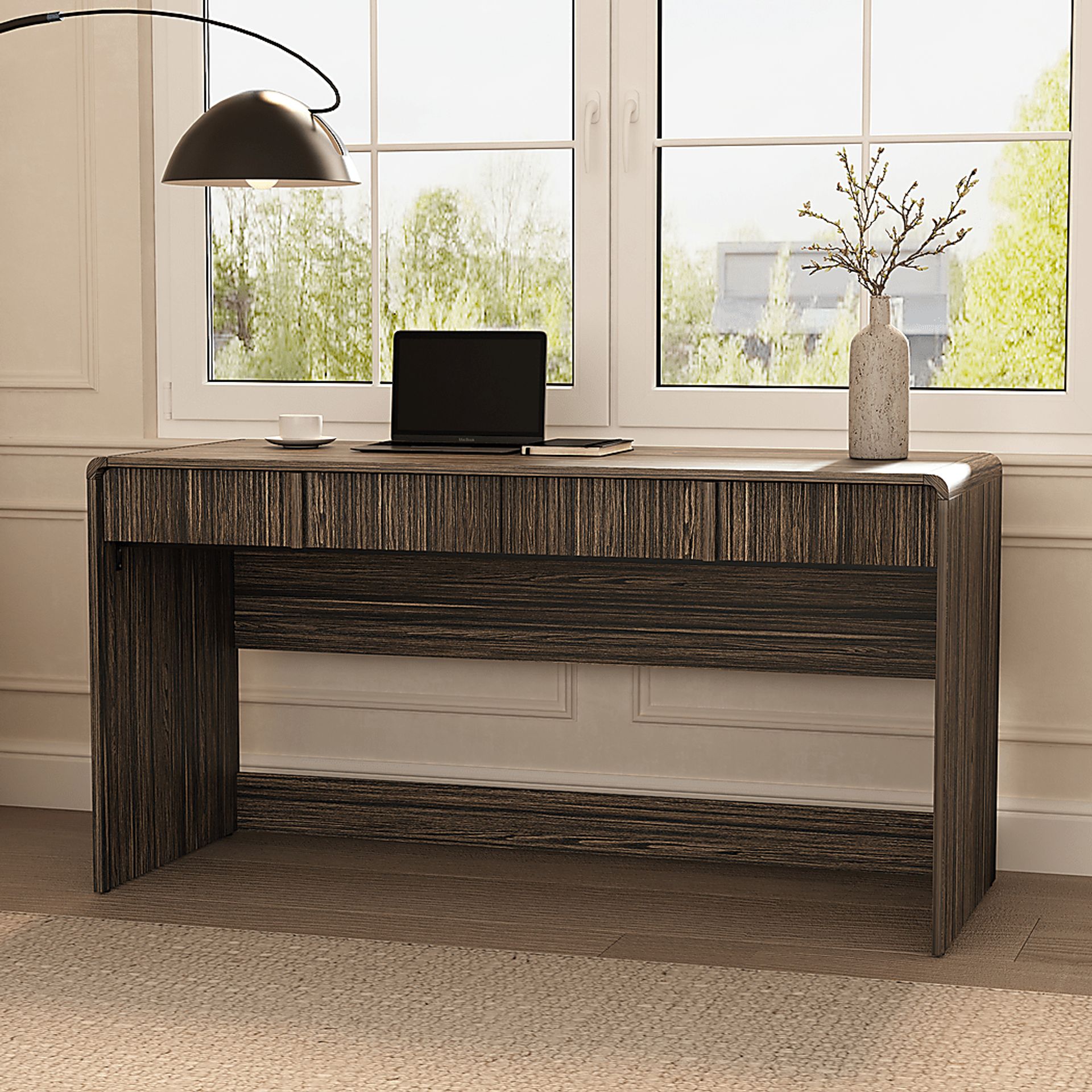 Bilwu Brown Writing Desk - Image 3