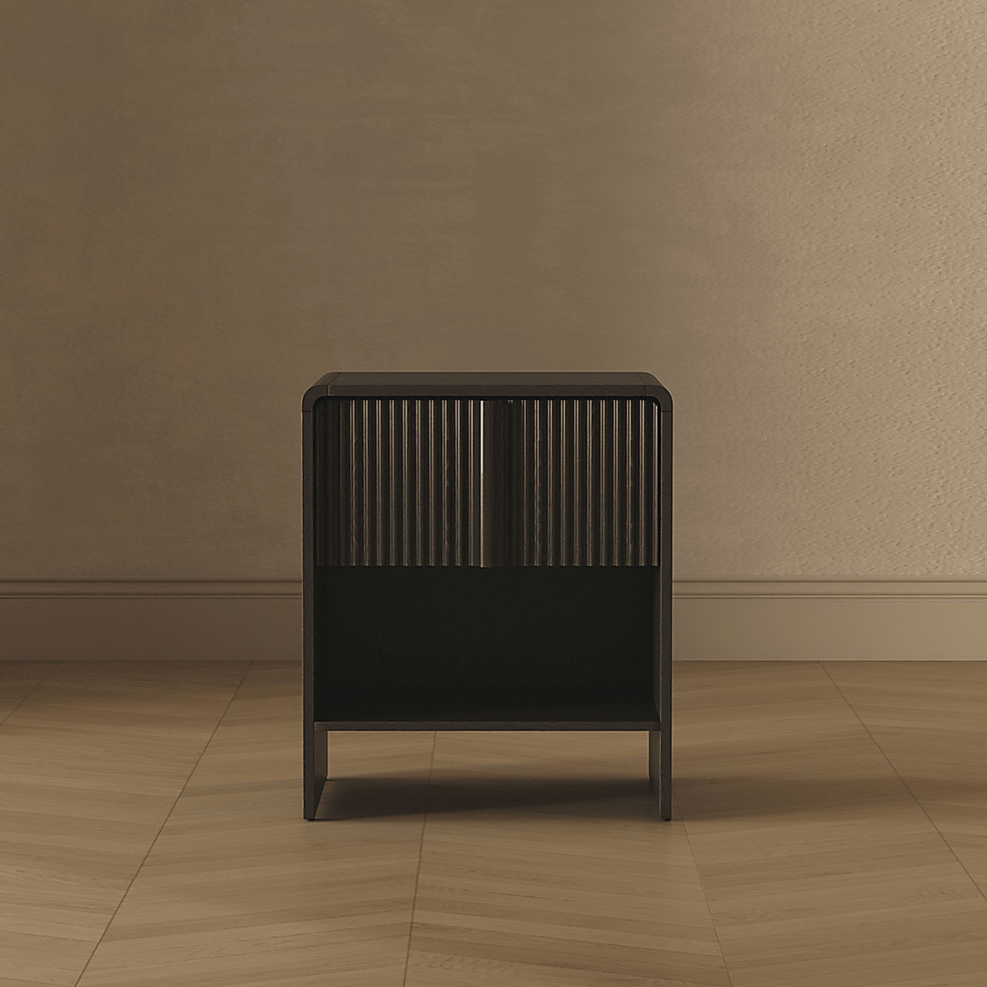 Bilwu I Black Nightstand - Image 3