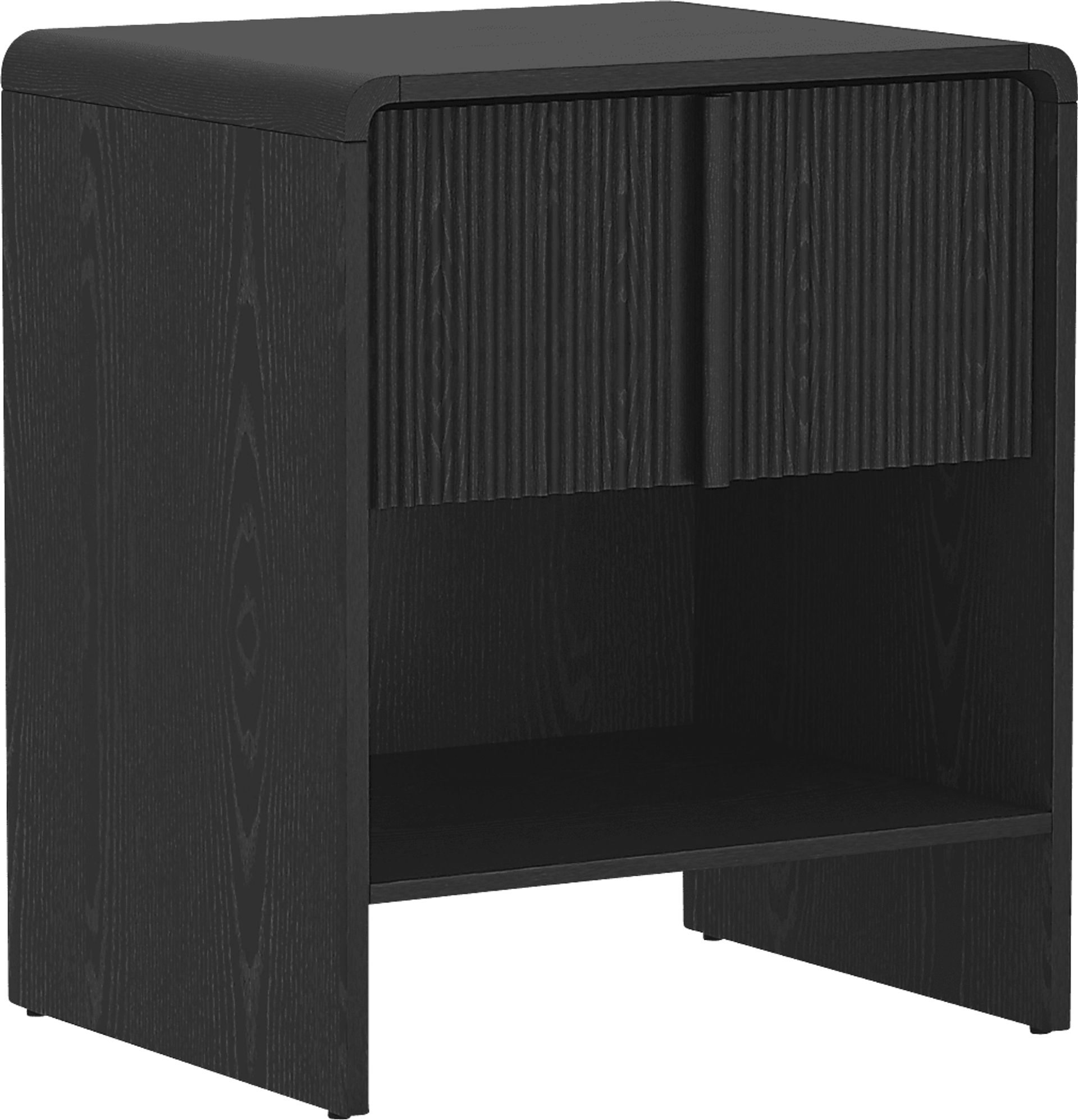 Bilwu I Black Nightstand - Image 4