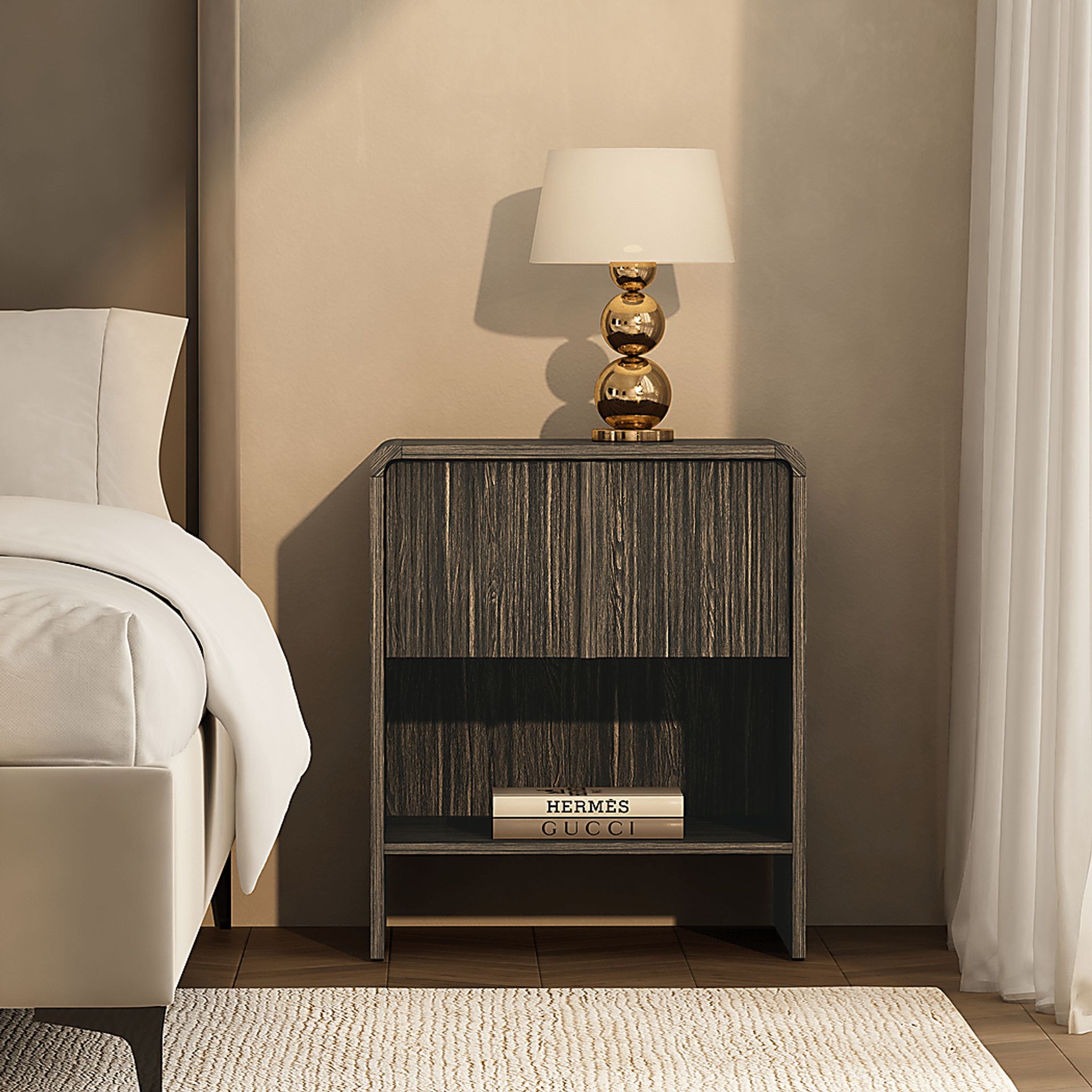 Bilwu I Walnut Nightstand - Image 2