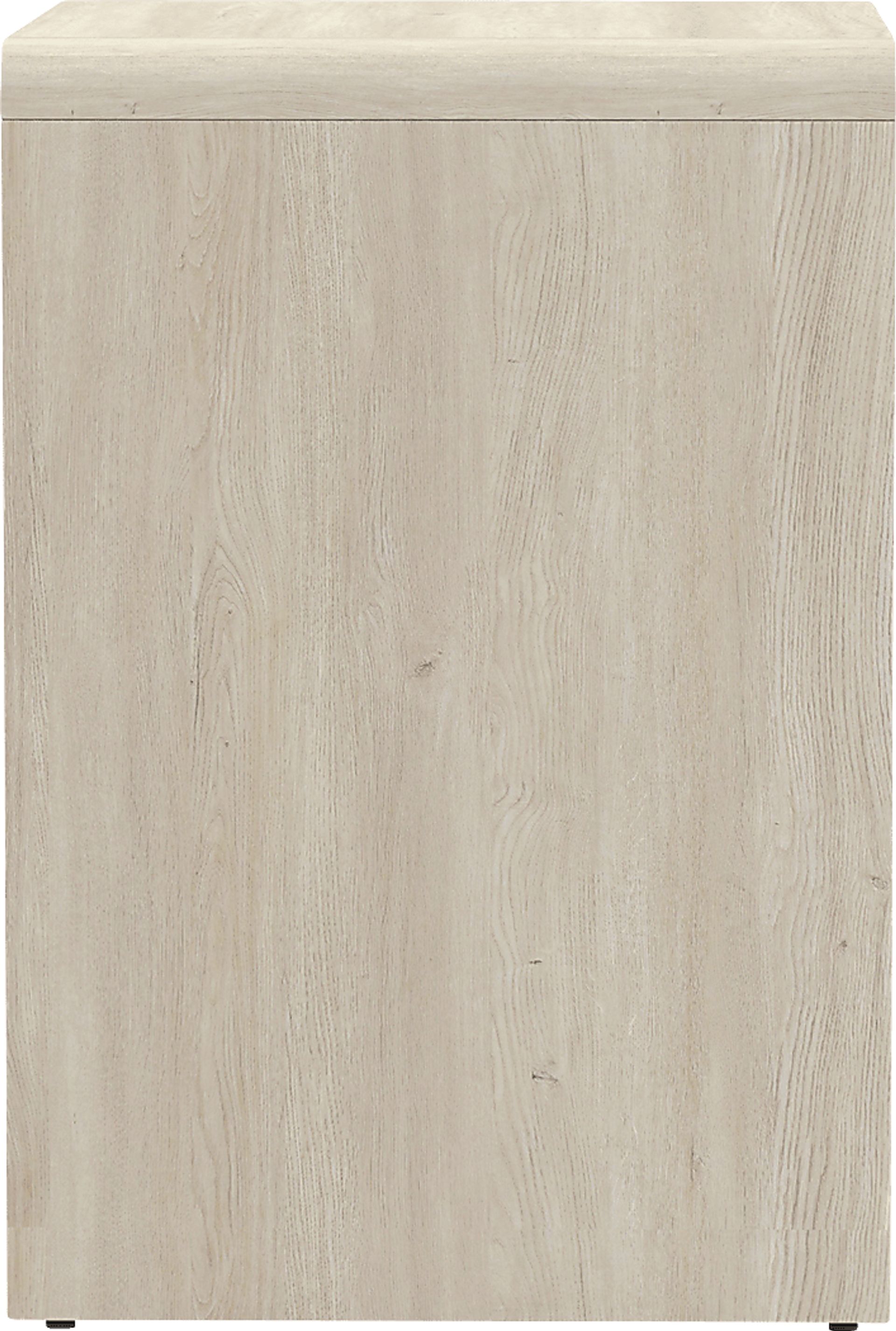 Bilwu I Washed White Nightstand - Image 4