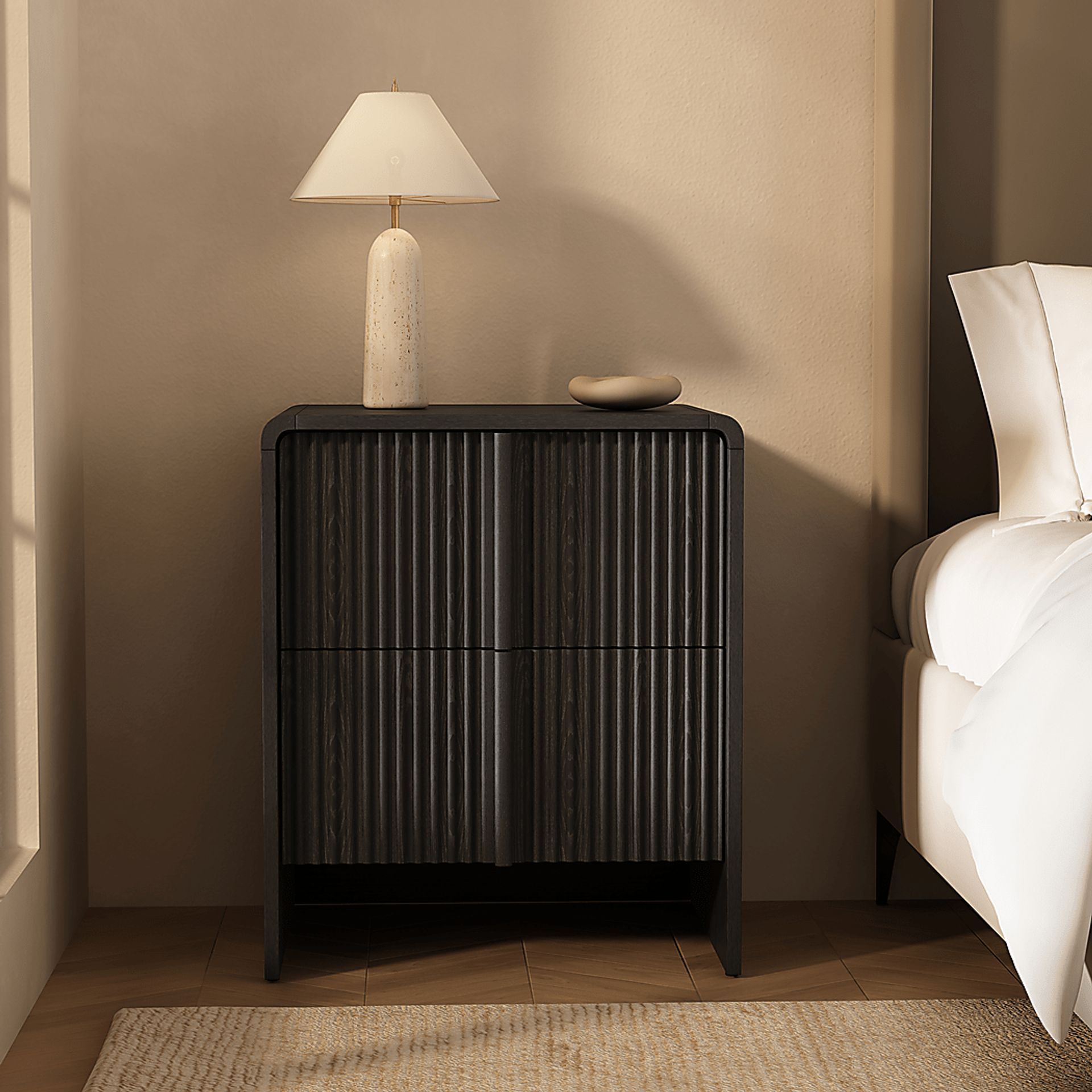 Bilwu II Natural Nightstand - Image 2