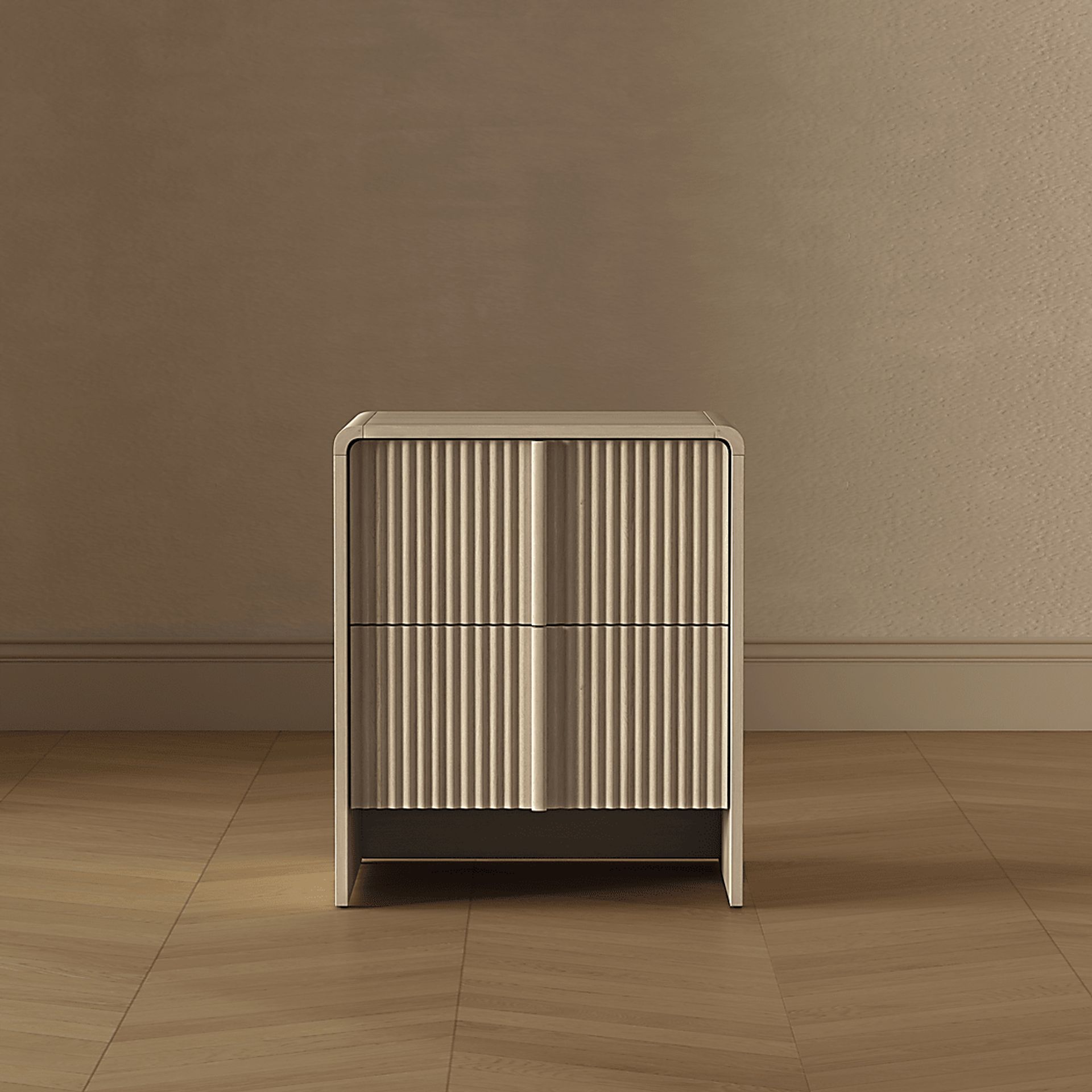 Bilwu II Washed White Nightstand - Image 2