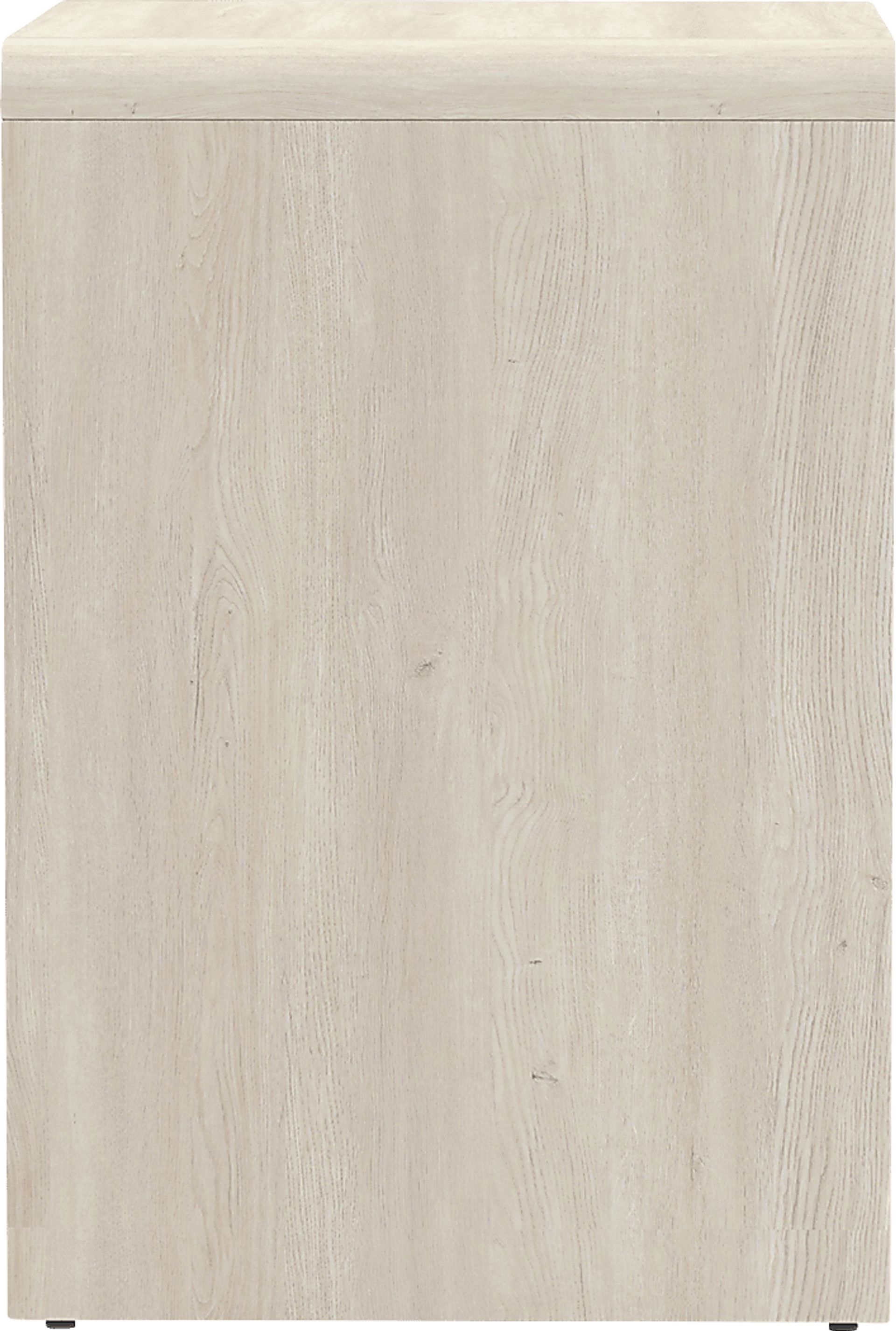 Bilwu II Washed White Nightstand - Image 5