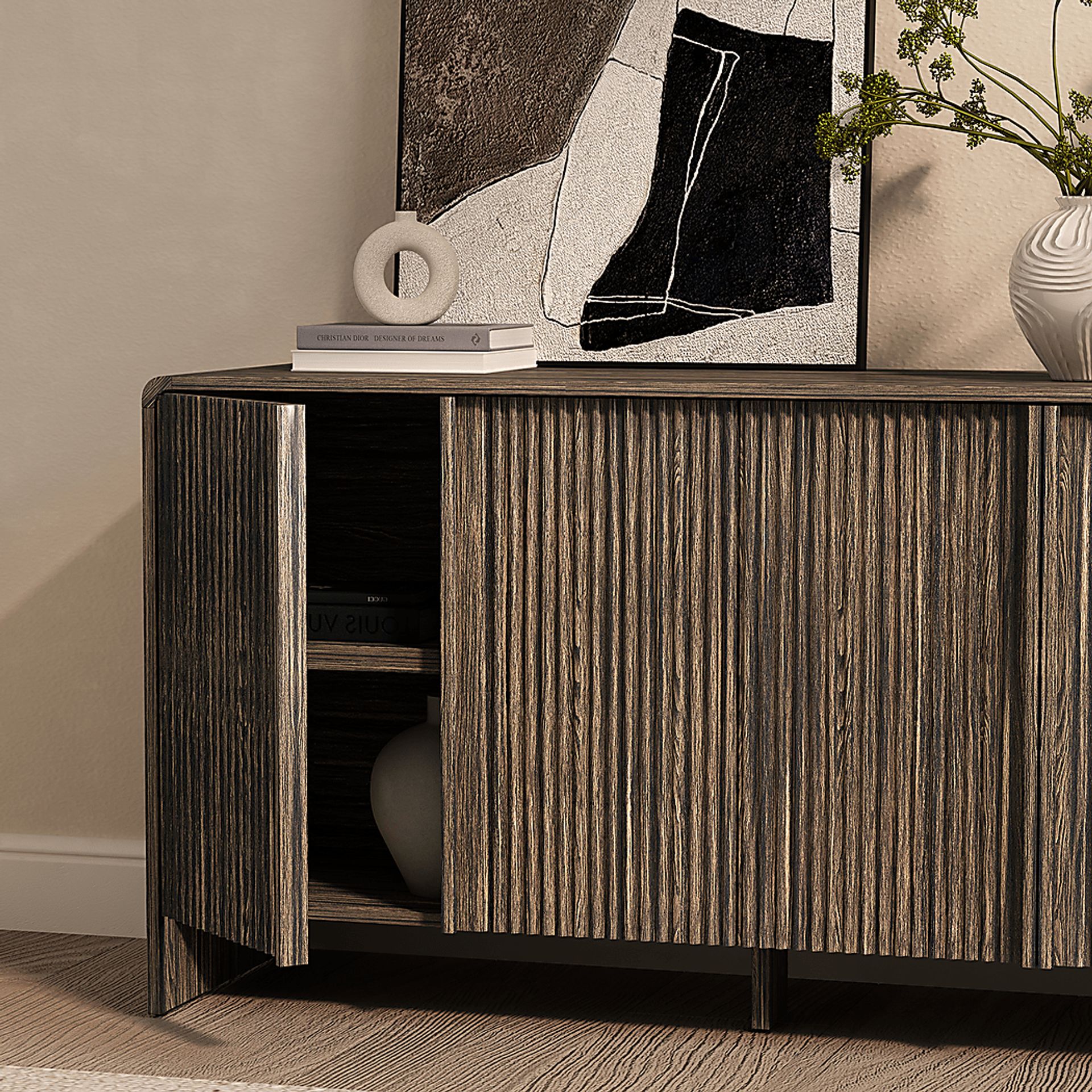 Bilwu Walnut Sideboard - Image 3