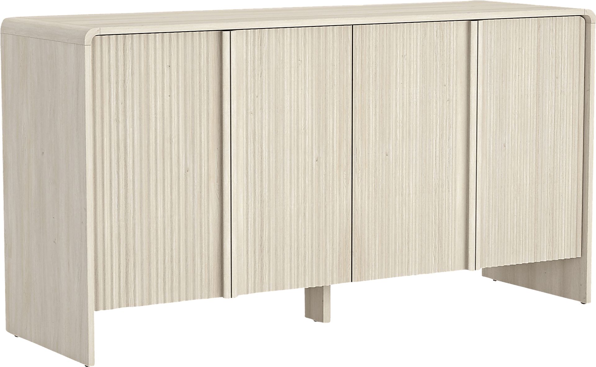 Bilwu Washed White Sideboard - Image 4