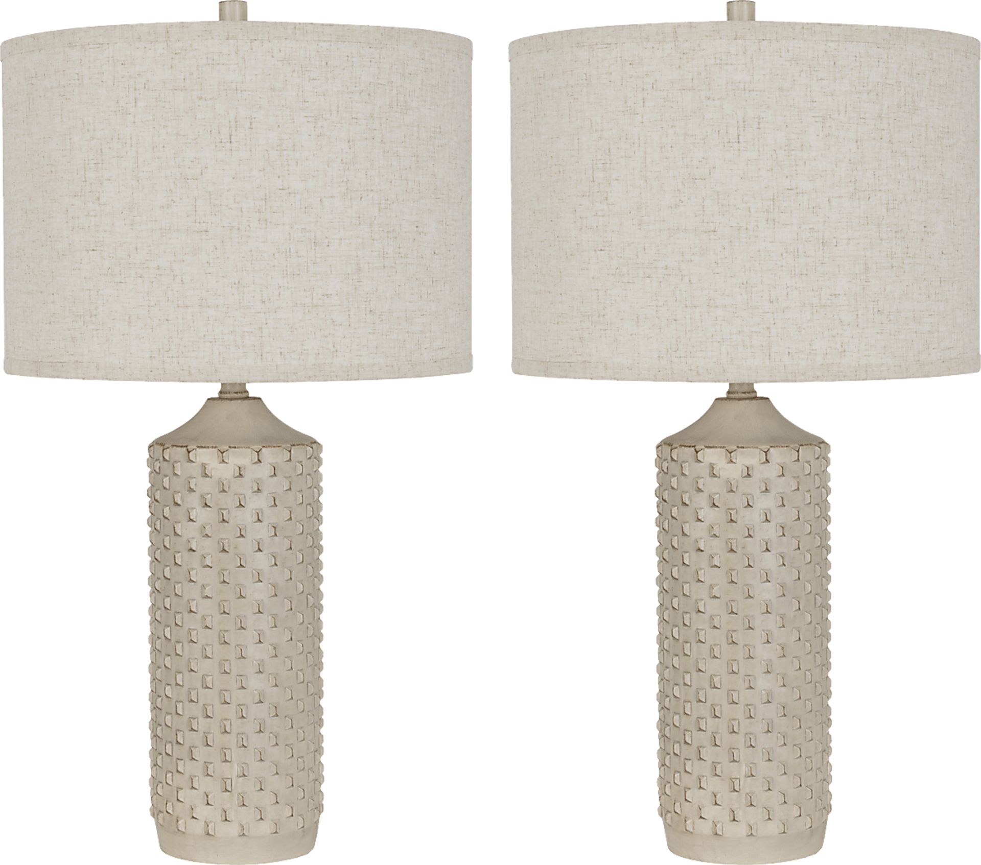 Bimini Sea Cream Lamp, Set of 2 - Image 1