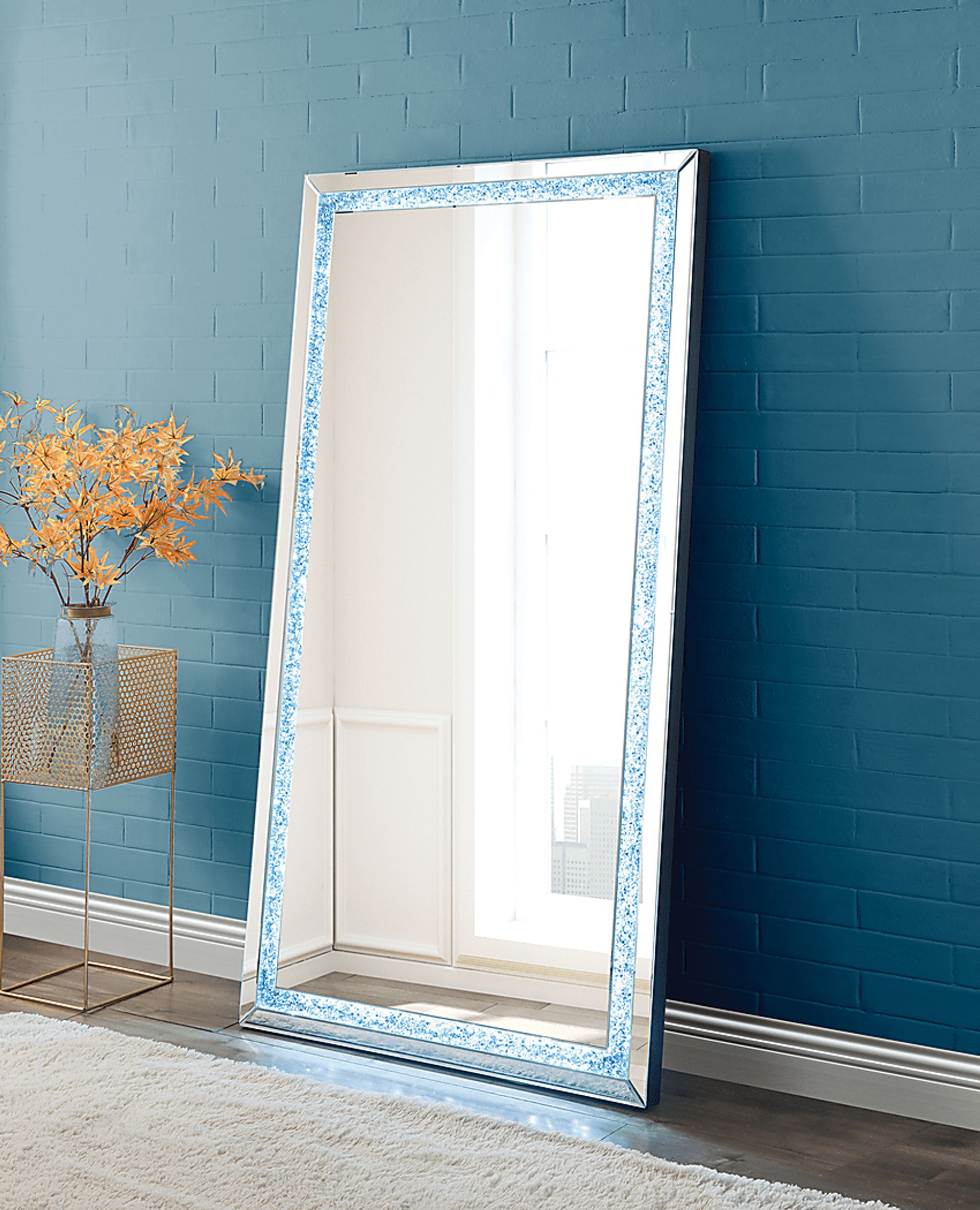Binbrook Silver Floor Mirror - Image 2