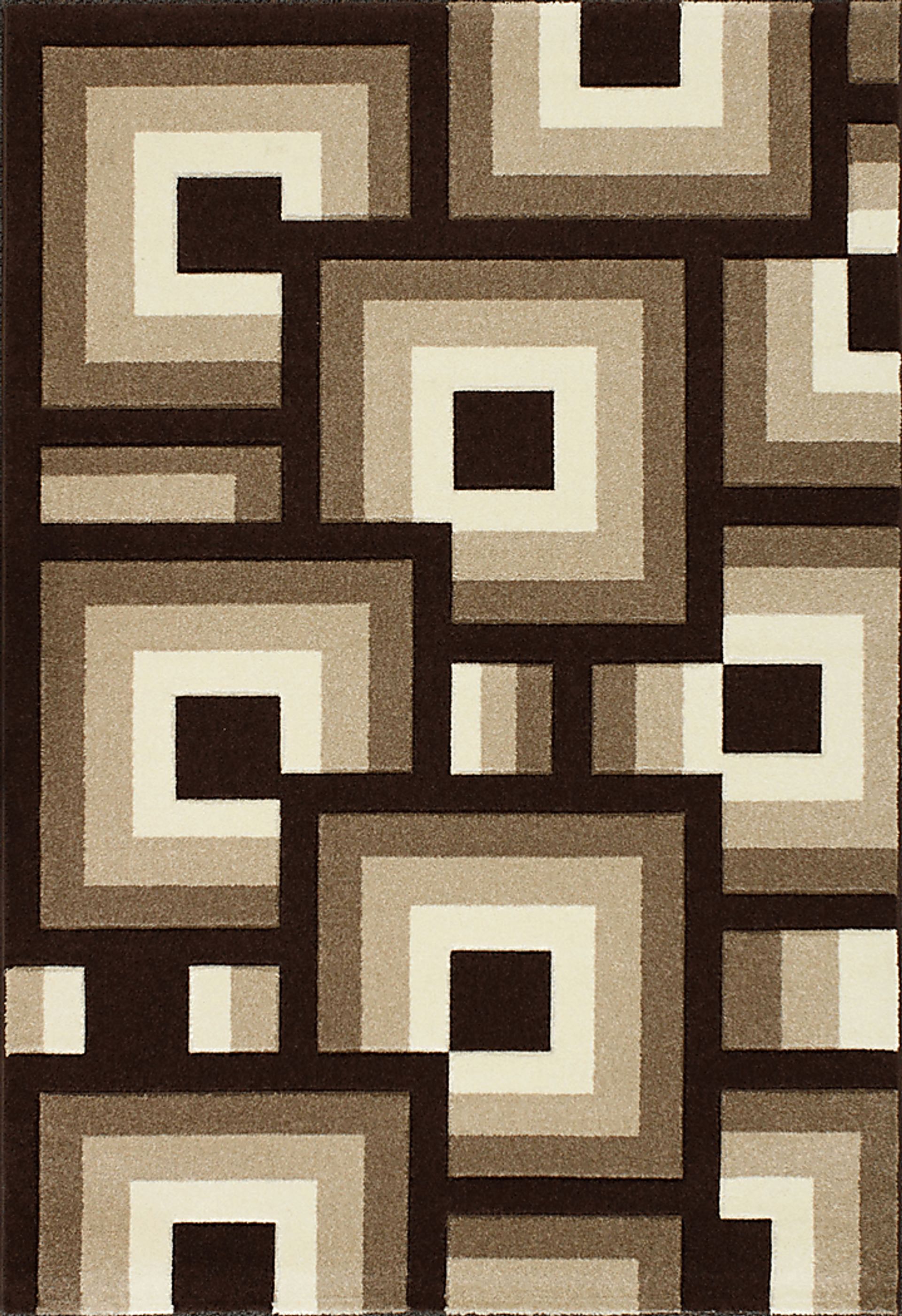 Bincy Brown 2' x 7'7 Runner Rug - Image 1